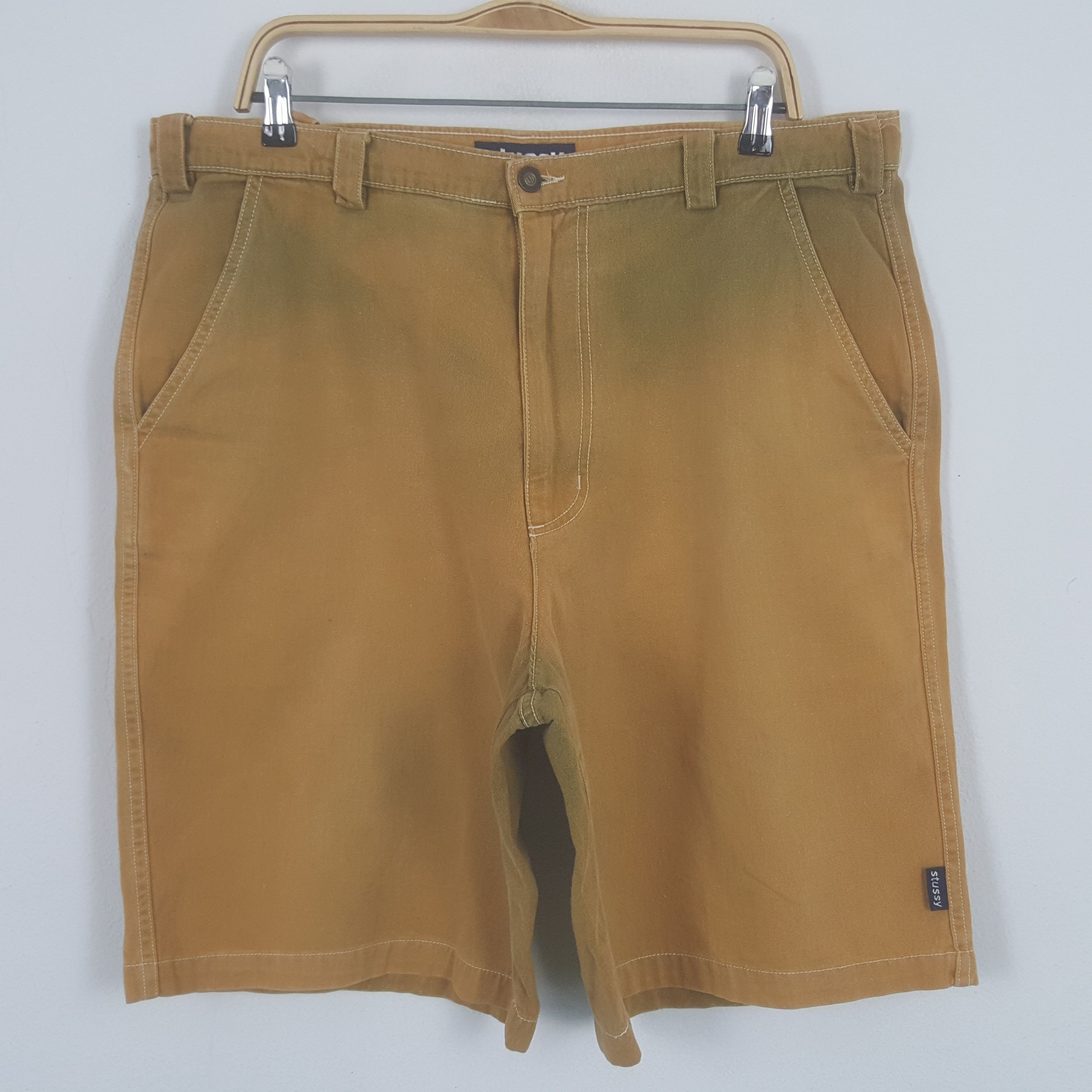 Stussy × Vintage Vintage Stussy Custom Art Logo Short Pants Size US 37 - 3 Thumbnail