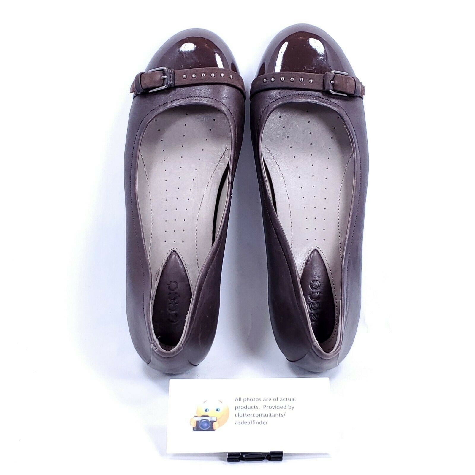 Ecco Ecco Toe Casual Ballet Flat Womens Size 6.5 Brown Size US 6.5 / IT 36.5 - 6 Thumbnail
