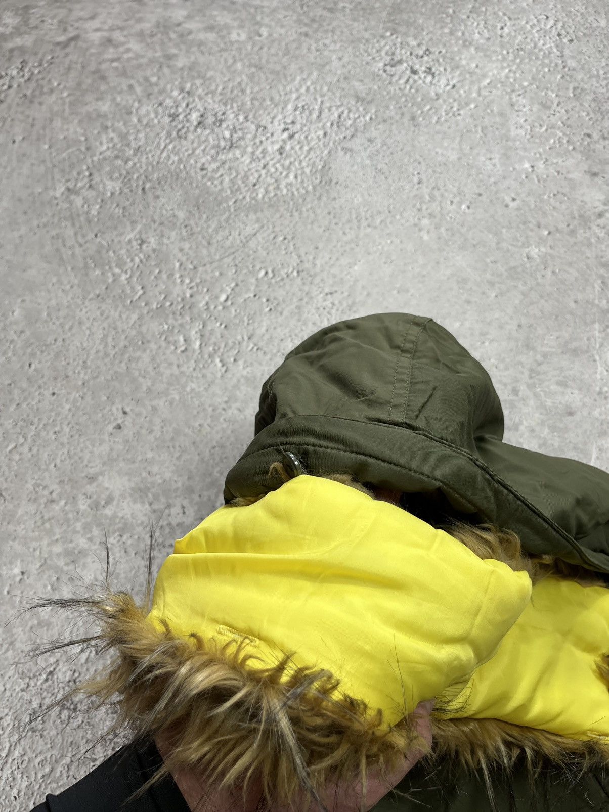 Other Women’s Olive Faux Fur Hood Bomber Jacket S Size S / US 4 / IT 40 - 7 Thumbnail