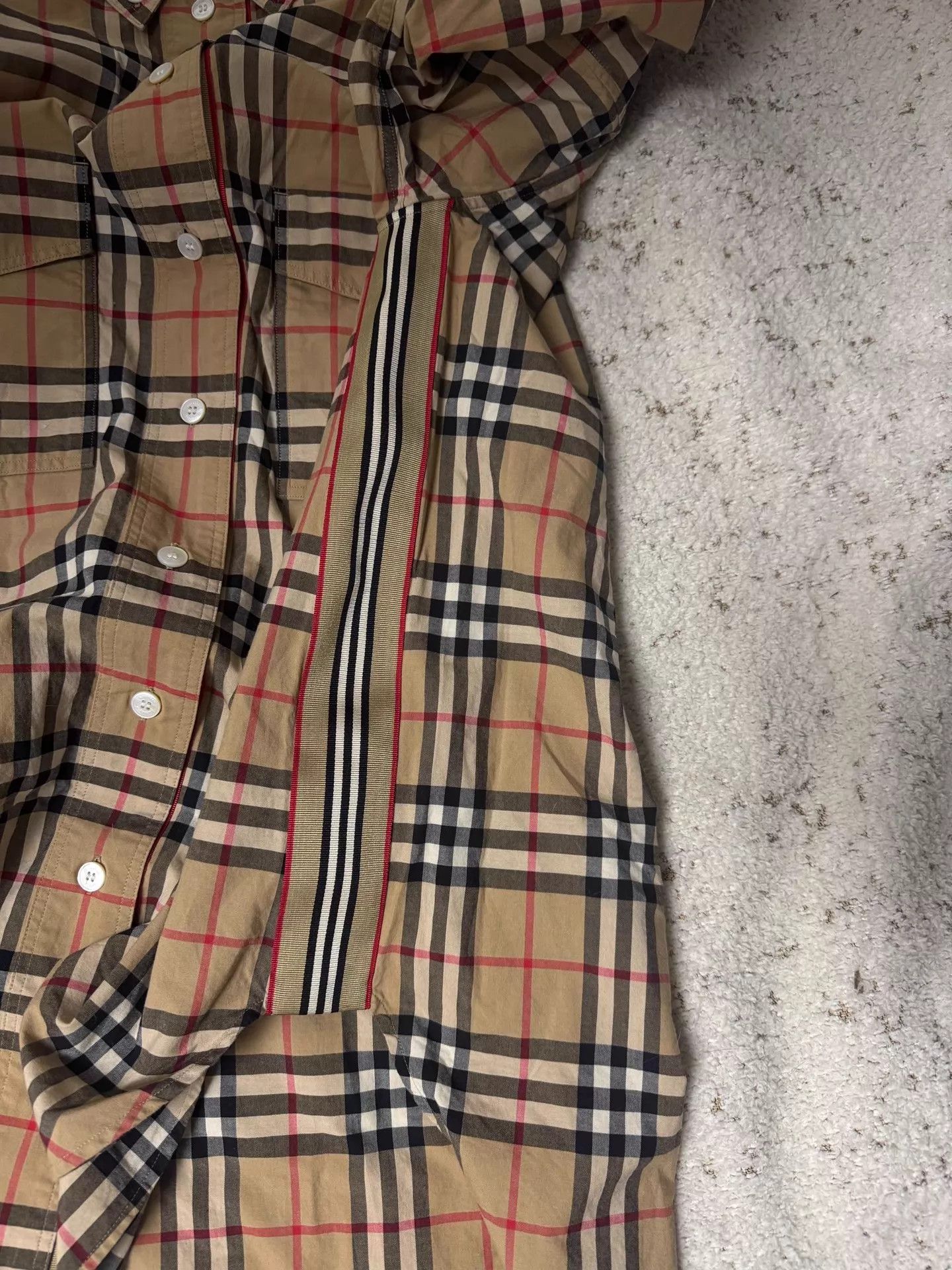 Burberry Burberry Women's Double Pocket Check Shirt UK6 Size S / US 4 / IT 40 - 4 Thumbnail