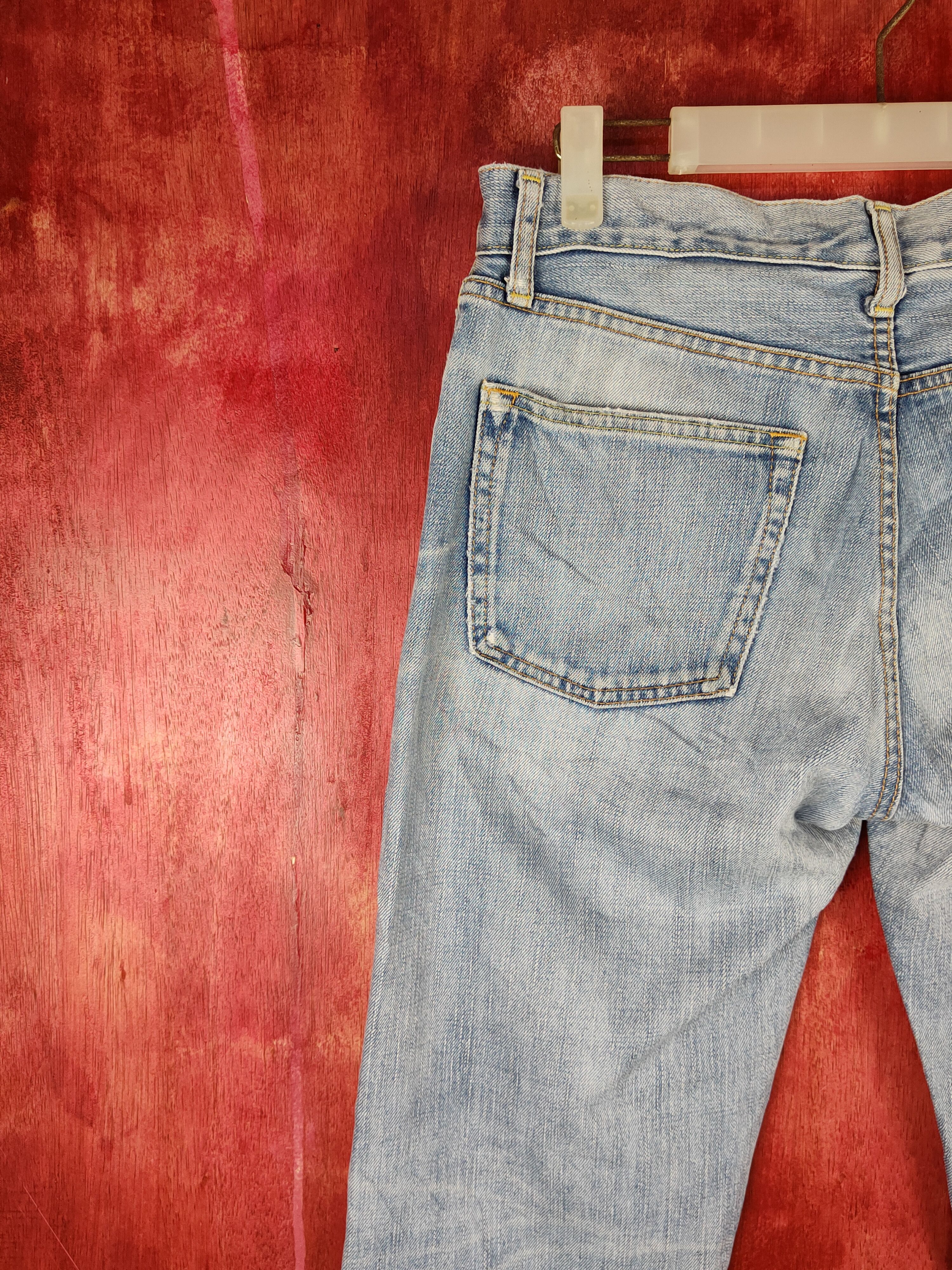 Japanese Brand Uniqlo vintage Blue Faded jeans Denim pants #S1581 Size US 30 / EU 46 - 8 Thumbnail