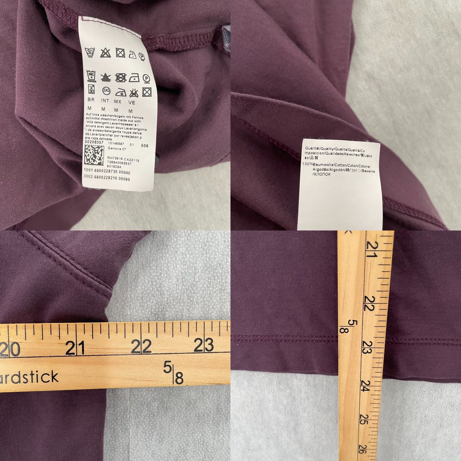 Hugo Boss VINTAGE HUGO BOSS Polo Shirt Men Medium Purple Casual Designer 90s Logo Size US M / EU 48-50 / 2 - 8 Thumbnail