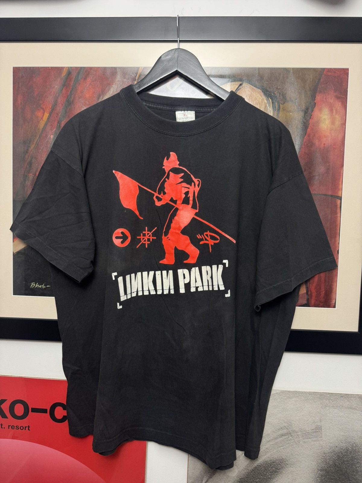 Band Tees Linkin Park Hybrid Theory Vintage Rock Band Print Tee Rare Size US XL / EU 56 / 4 - 1 Thumbnail