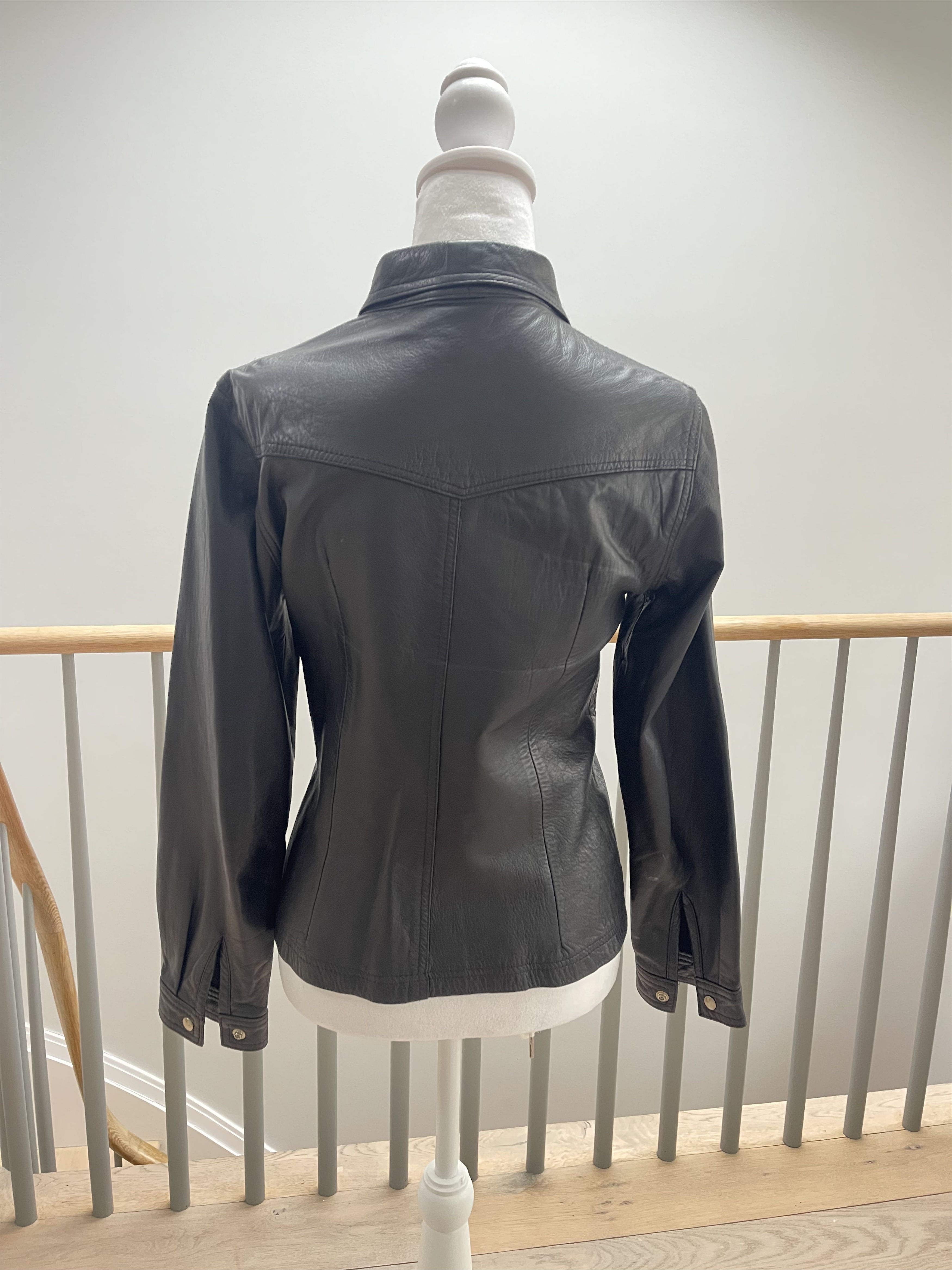Barneys New York Leather Shirt Size M / US 6-8 / IT 42-44 - 2 Thumbnail