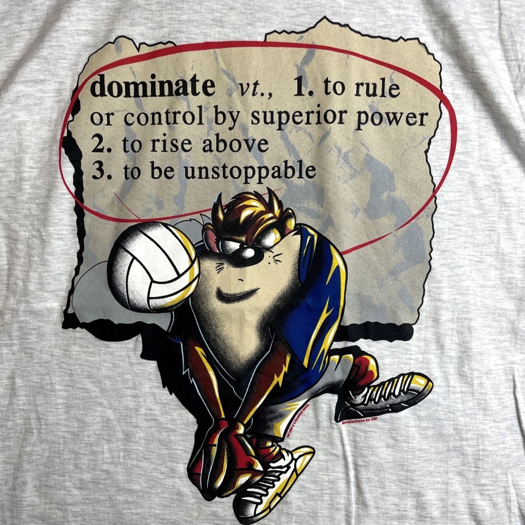 Vintage VINTAGE Looney Tunes Taz Shirt Mens Large Cartoon 90s Volleyball Tee Shirt Size US L / EU 52-54 / 3 - 3 Thumbnail