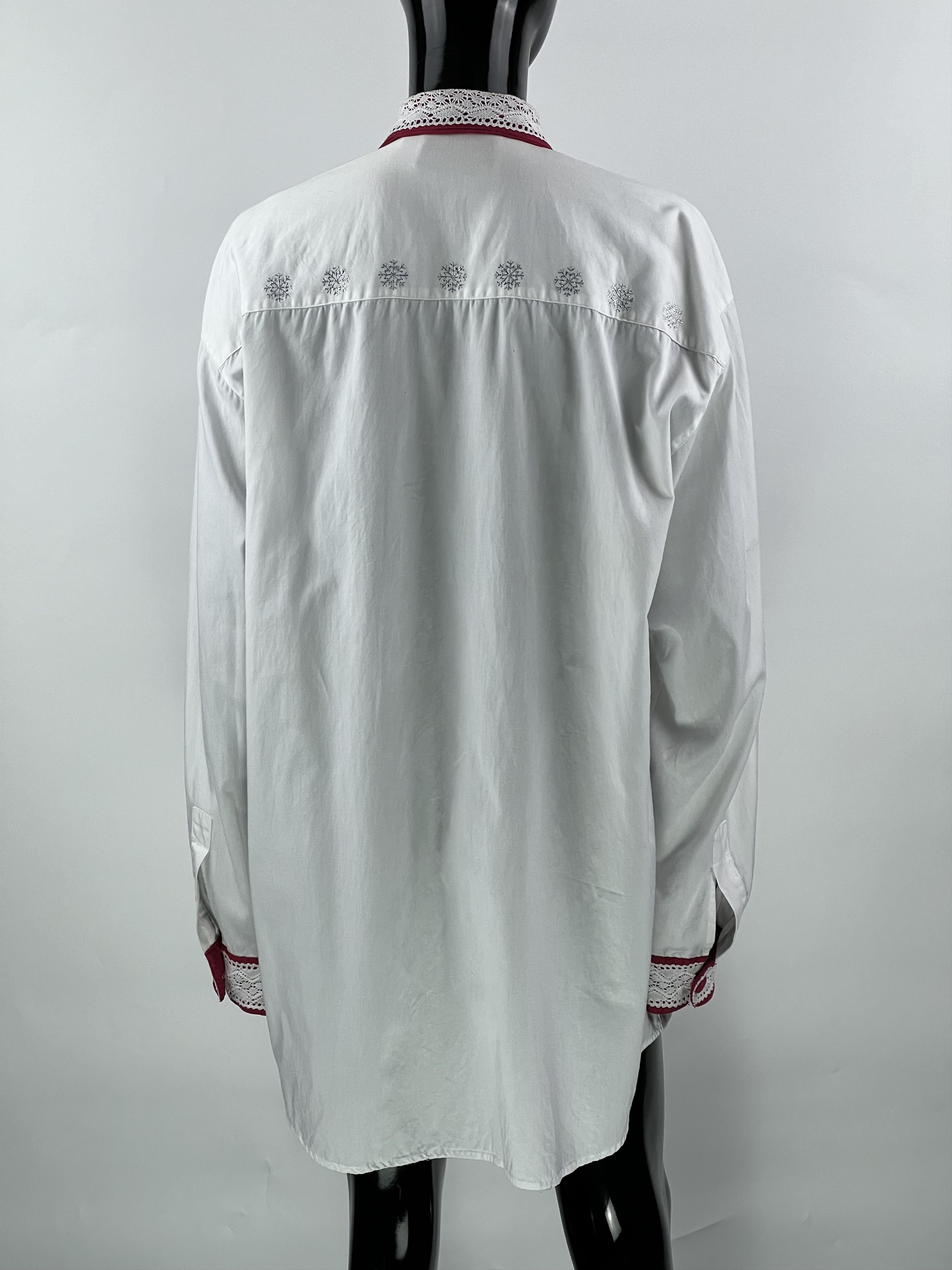 Designer Long Sleeve Button Up Shirt Size 2 Size M / US 6-8 / IT 42-44 - 2 Thumbnail