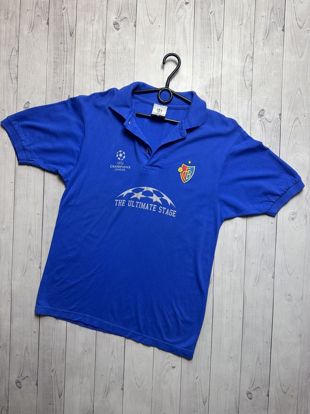 Vintage Vintage Basel soccer polo size S Champions League rare Size US S / EU 44-46 / 1 - 1 Thumbnail