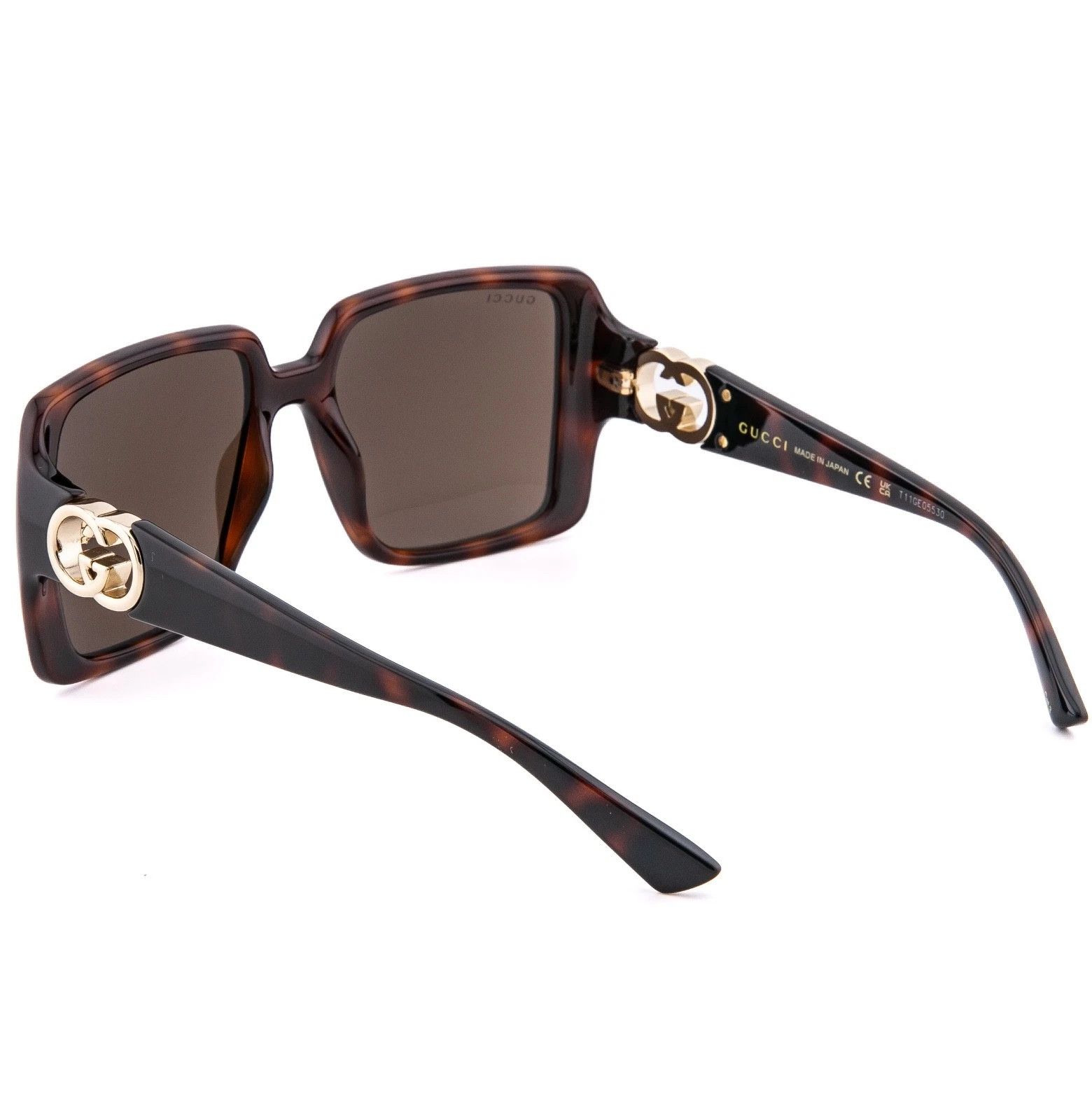 Gucci GUCCI GG1692S Brown Geometric 1692 Fashion Sunglasses 002 Size ONE SIZE - 2 Thumbnail