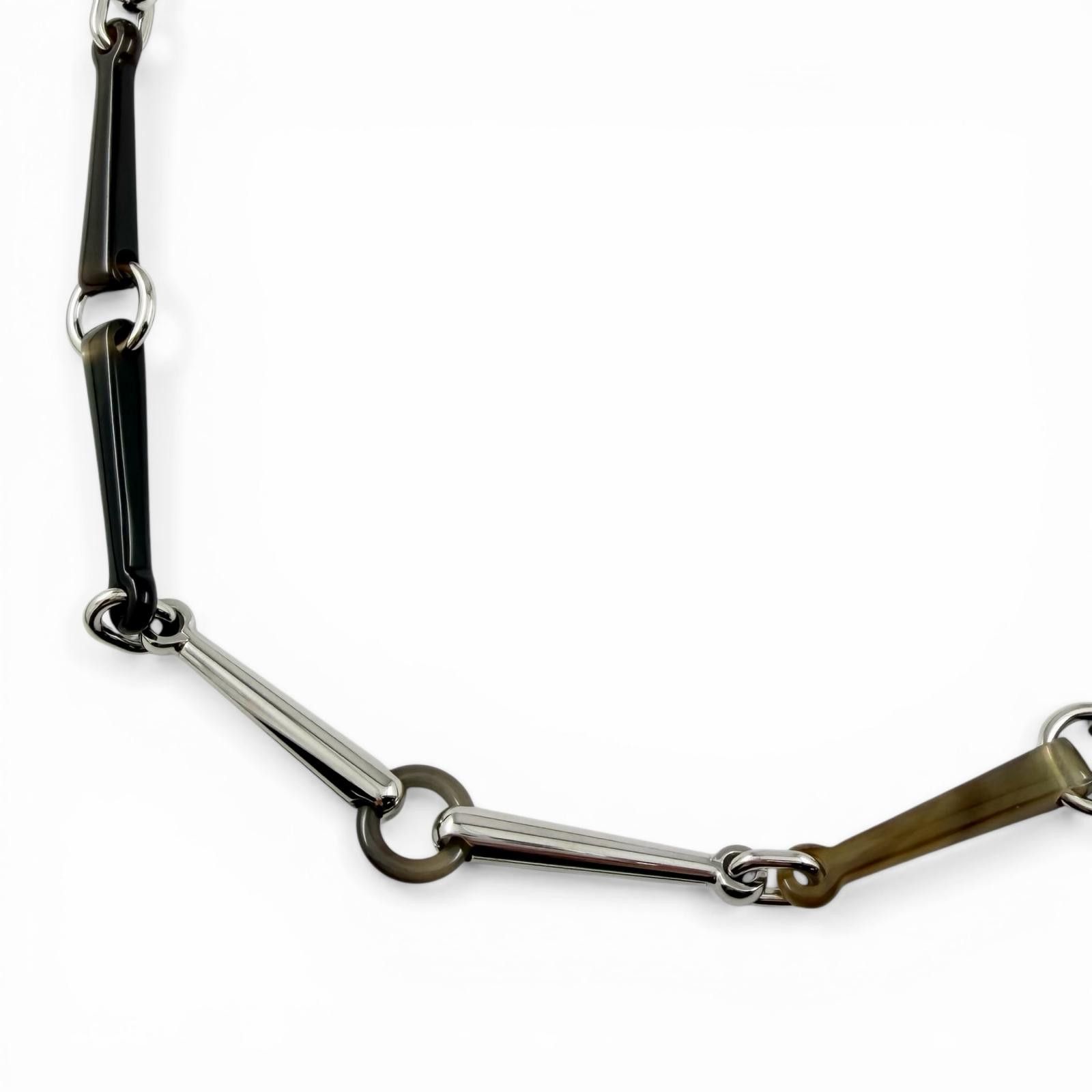 Hermes Hermes Hermes Buffalo Horn Necklace Plant-based Necklace DUTY FREE for USA Size ONE SIZE - 1 Thumbnail