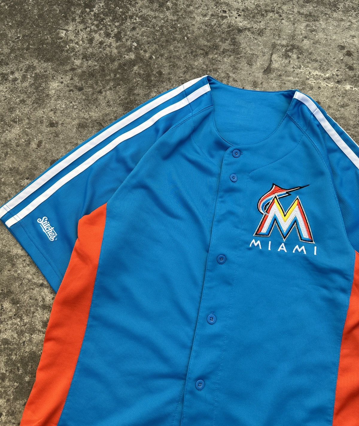 MLB × Vintage Vintage Stitches Miami Marlins Jersey MLB L Rare USA Sport Size US L / EU 52-54 / 3 - 3 Thumbnail