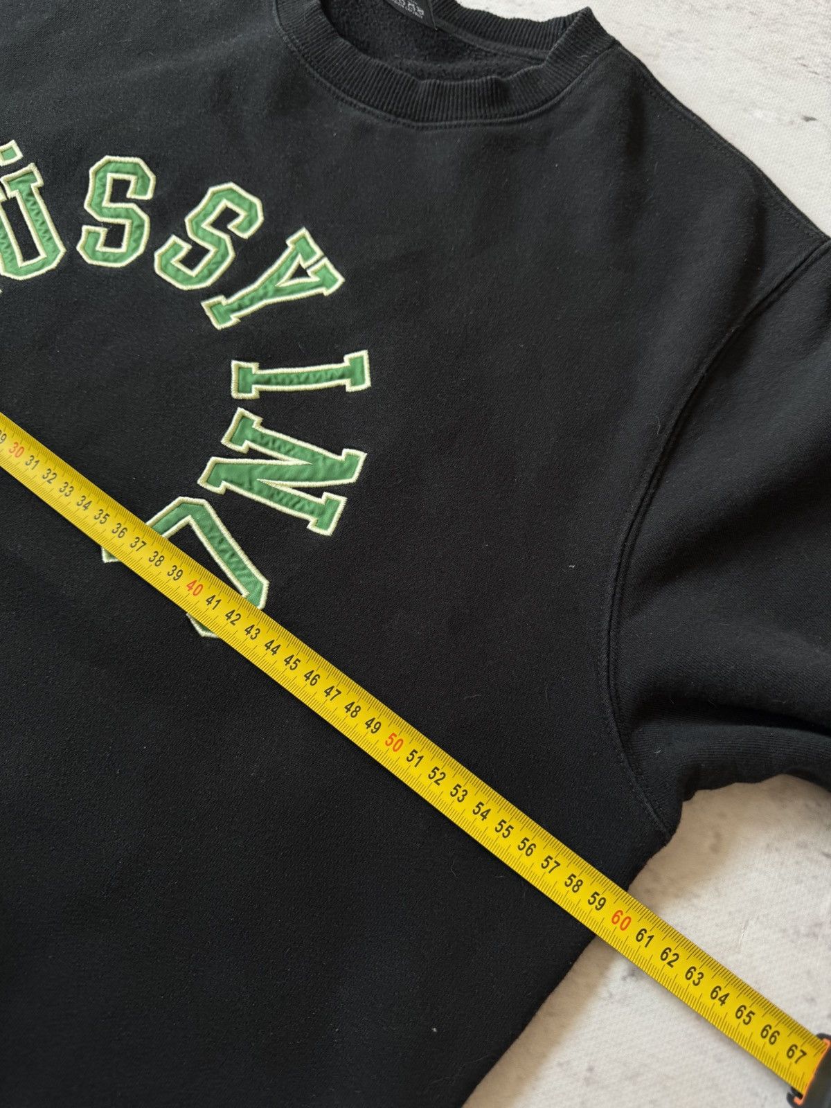Stussy × Vintage STUSSY CENTER HAFT LOGO OVERSIZE BAGGY FIT SWEATSHIRT Size US M / EU 48-50 / 2 - 9 Thumbnail