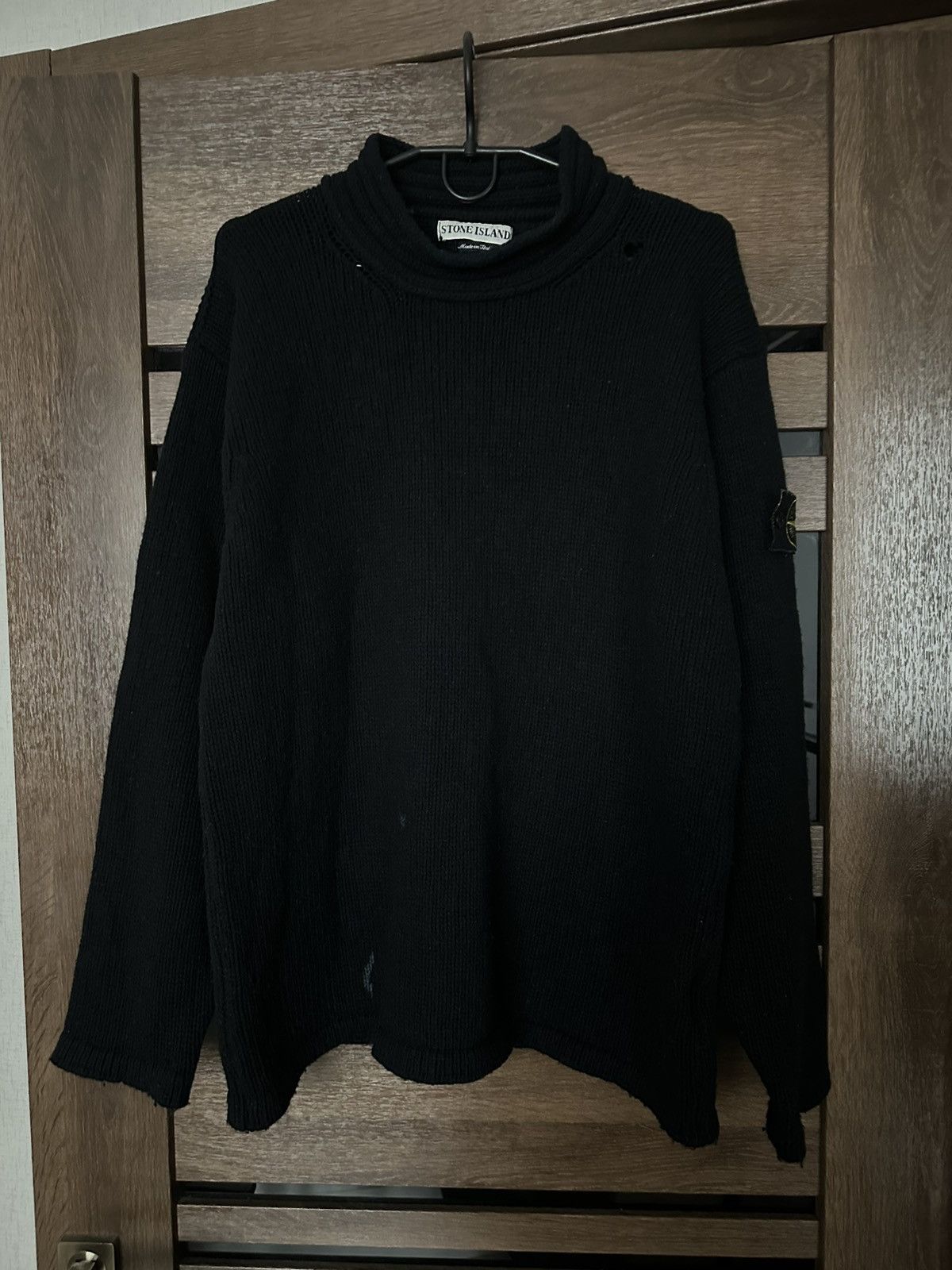 Stone Island AW 1998 Stone Island Turtleneck Knit Sweater Wool Vintage Size US L / EU 52-54 / 3 - 2 Thumbnail