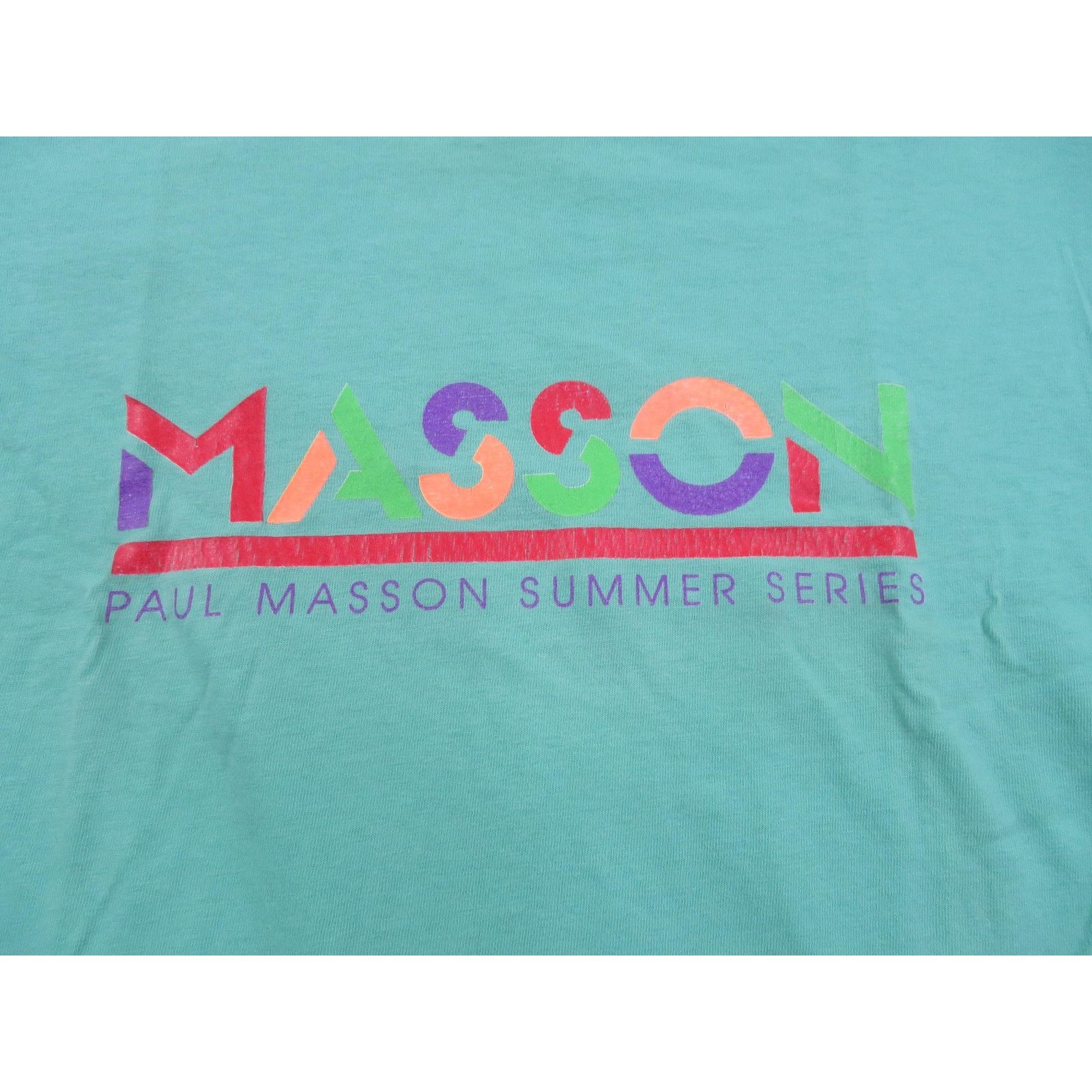 Other Paul Masson Designer Summer Series Green T-Shirt XL 1990s Size US XL / EU 56 / 4 - 2 Thumbnail