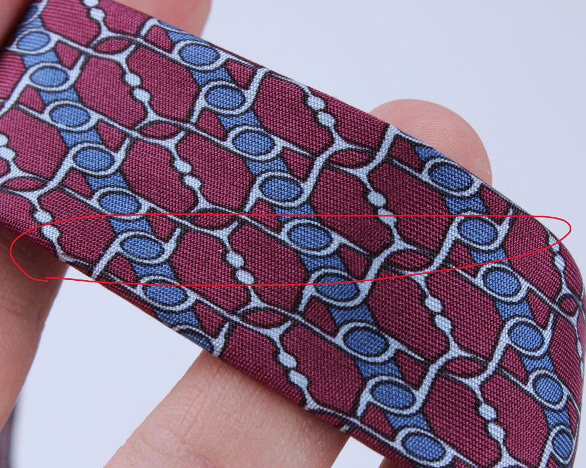 Designer × Hermes HERMES Paris 864 PA Geometric Abstract Silk Tie Size ONE SIZE - 10 Thumbnail