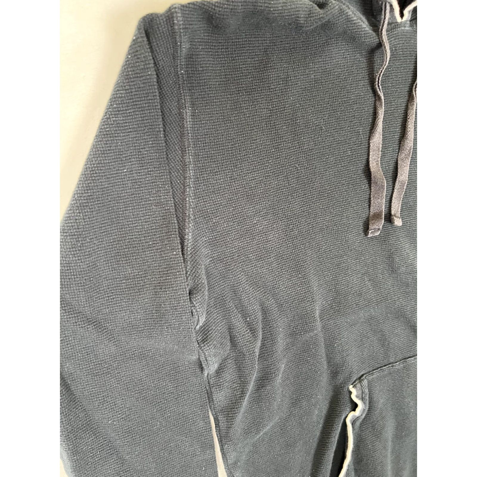Polo Ralph Lauren Polo Ralph Lauren Sleepwear Hoodie Mens Large Black Waffle Knit Pajama Top Size US L / EU 52-54 / 3 - 3 Thumbnail