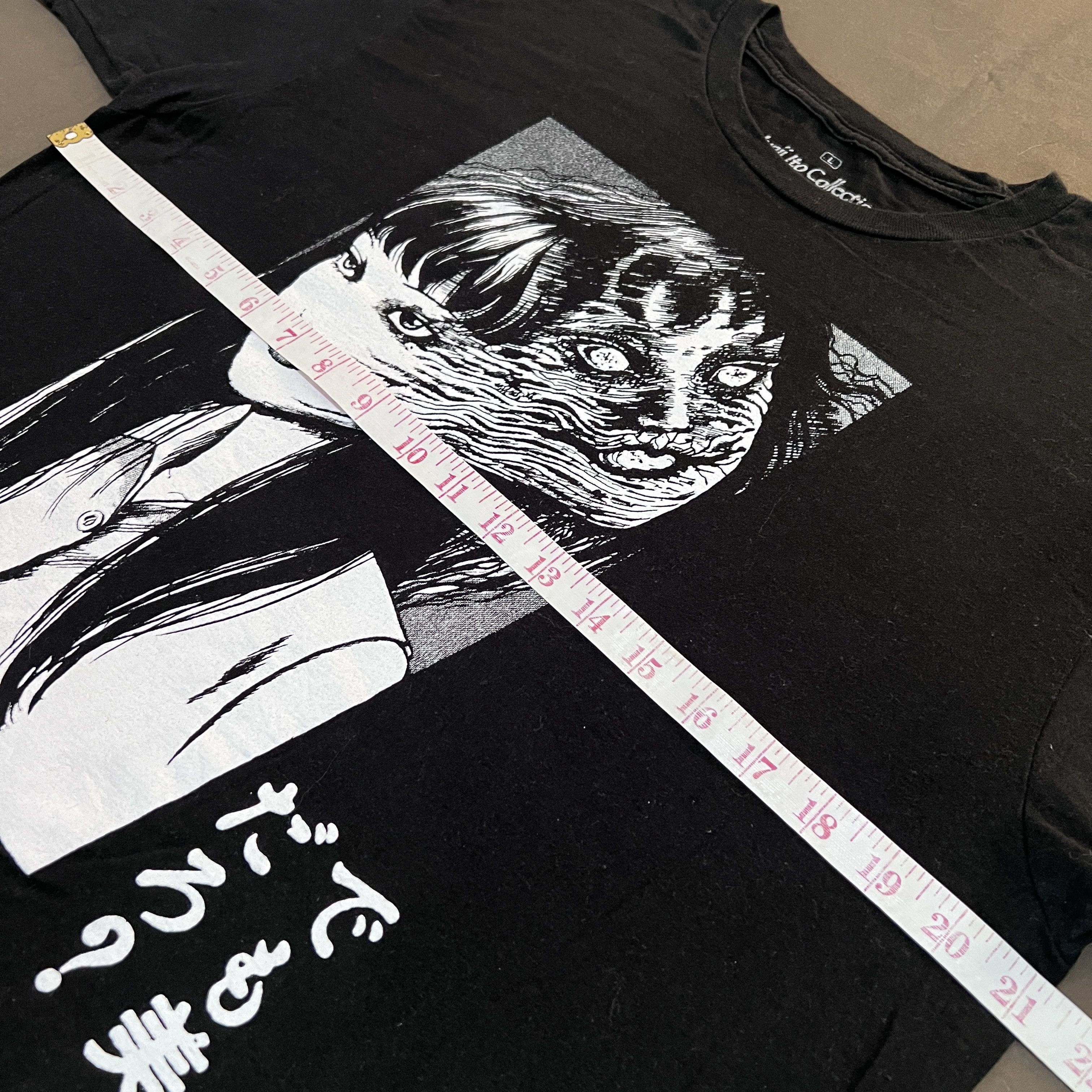 Anime × Cartoon Network × Japanese Brand Junji Ito collection Japanese Horror Anime Emo Tee L Size US L / EU 52-54 / 3 - 6 Thumbnail