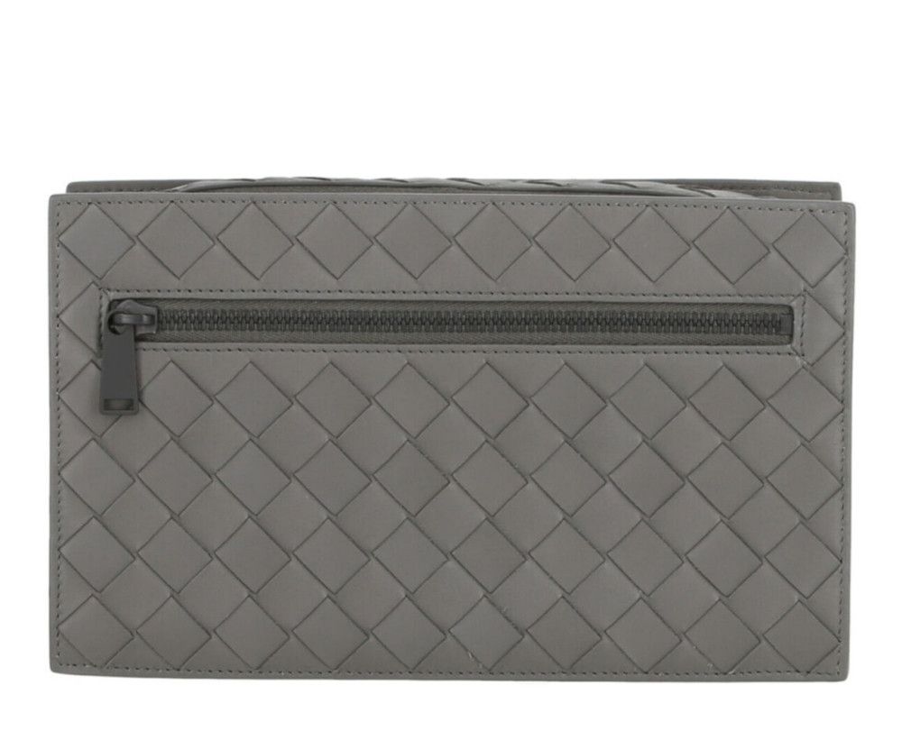 Bottega Veneta o1n1vont1124 Size: OS / Interccio/15 VN Travel Case in Grey Size ONE SIZE - 1 Thumbnail