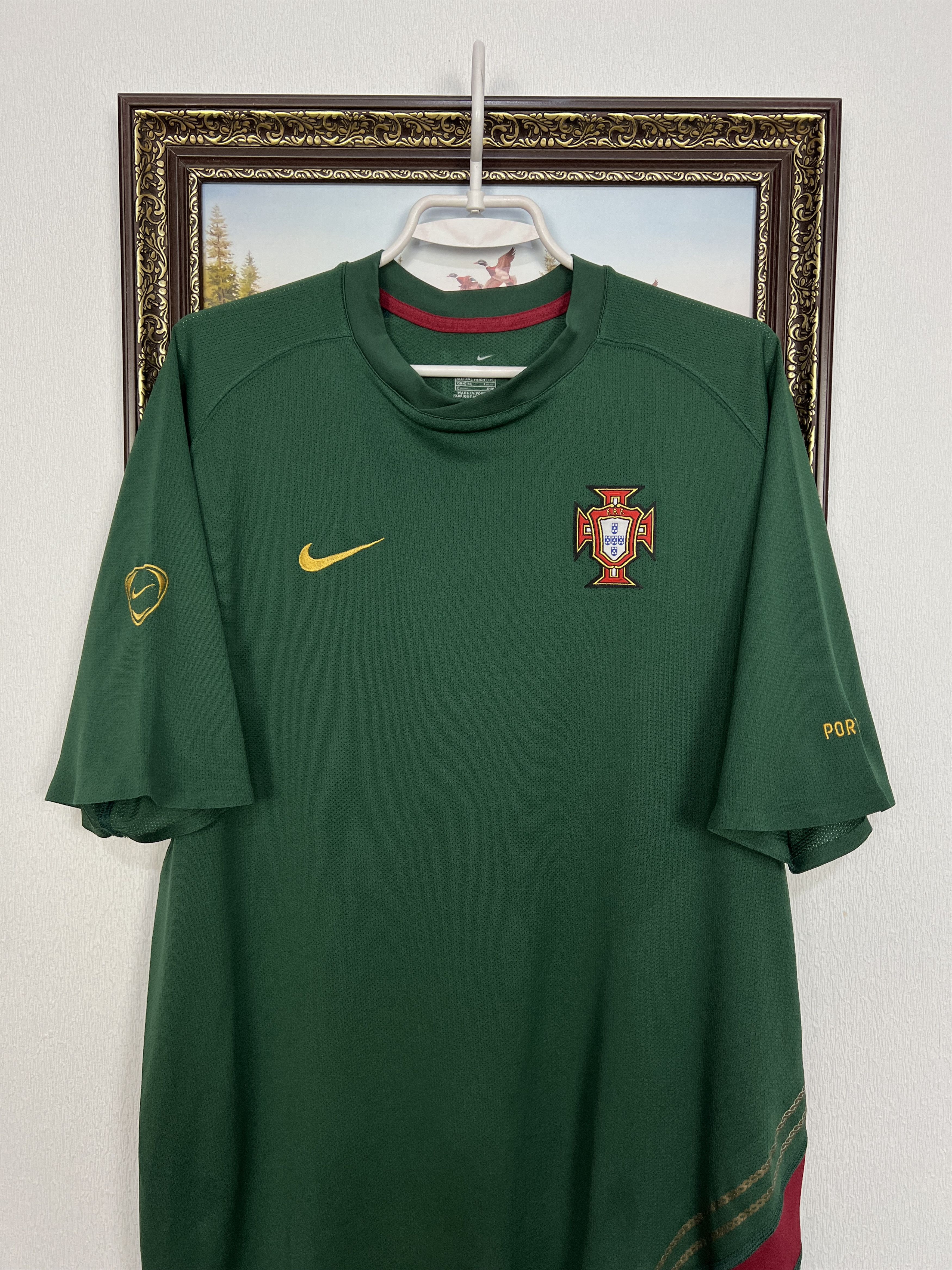 Nike Football Portugal Train Player Issue Shirt Soccer Jersey Size US XXL / EU 58 / 5 - 2 Thumbnail