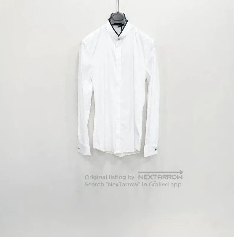 Versace Versace White Long Sleeve Shirt for Men . Size US S / EU 44-46 / 1 - 1 Thumbnail