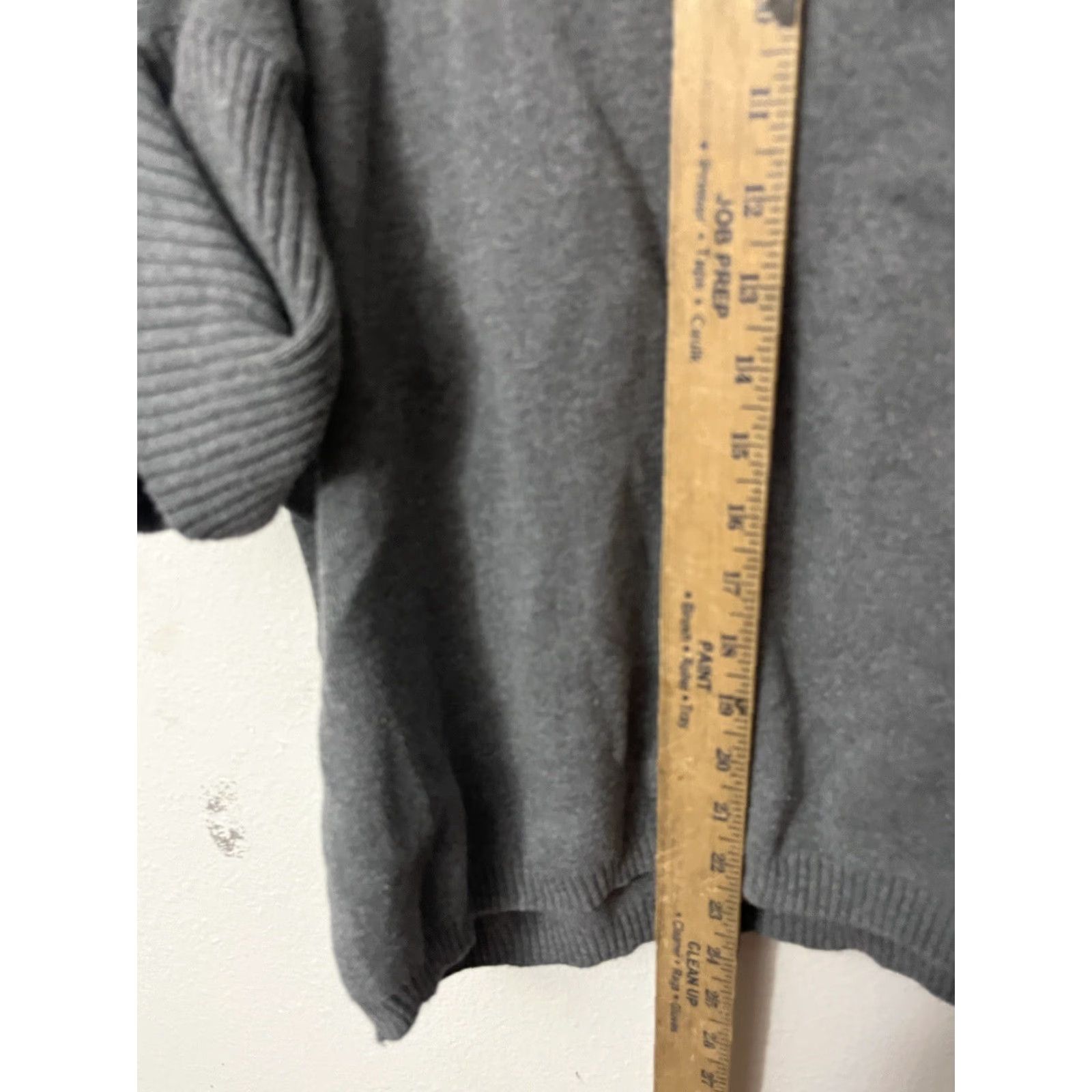 Kenneth Cole Kenneth Cole Reaction Women's Sweater Large Short Sleeve Cowl Neck Gray Casual Travel Work Size L / US 10 / IT 46 - 4 Thumbnail