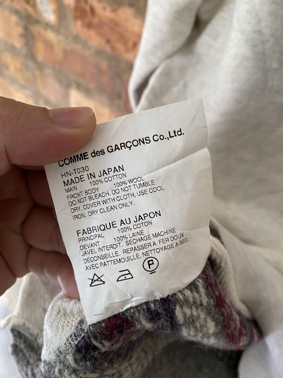 Comme des Garcons Homme AW14 CDGh Hand Knit native hoodie Size US M / EU 48-50 / 2 - 13 Thumbnail