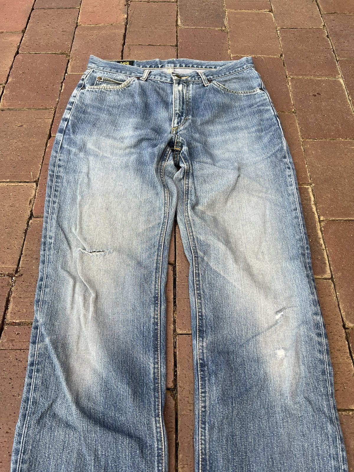 Japanese Brand × Lee VTG LEE RIDERS DISTRESSED JEANS VERY RARE Size US 31 - 3 Thumbnail