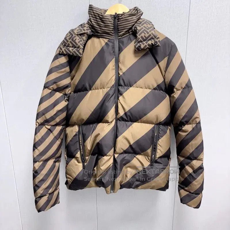 Fendi Fendi Women's Dark Brown Puffer Jacket . Size S / US 4 / IT 40 - 1 Thumbnail