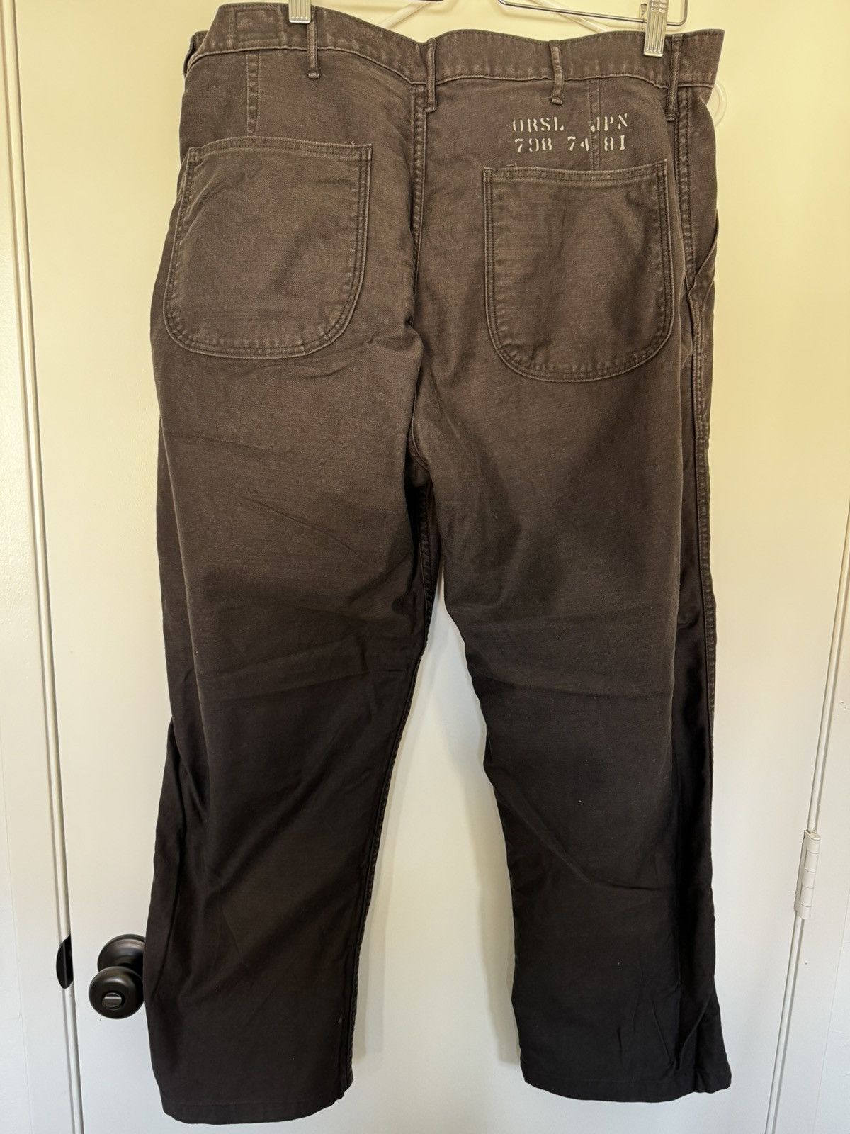 Orslow orSlow x ROOPTOKYO Black Utility Pant size 3 hemmed Size US 33 - 3 Thumbnail