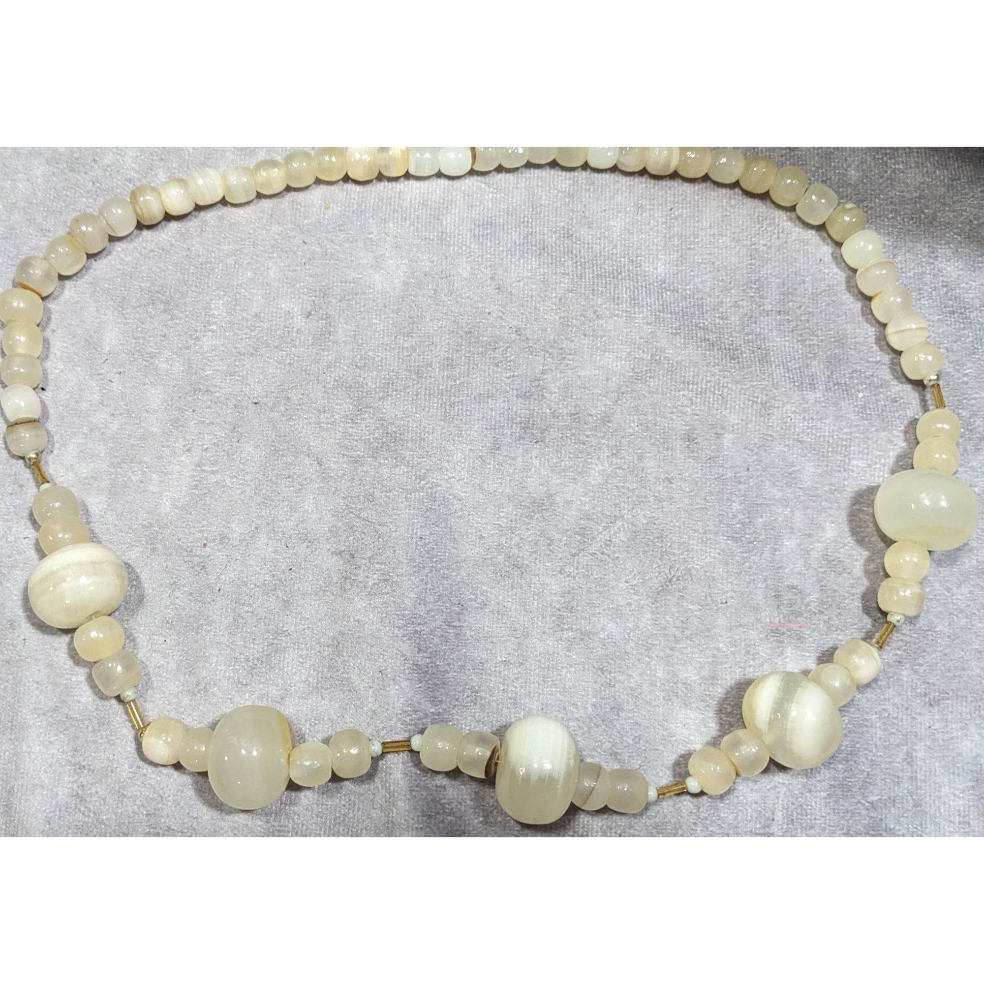 Other Vintage Chunky Mexican Onyx Beaded Necklace Size ONE SIZE - 4 Thumbnail