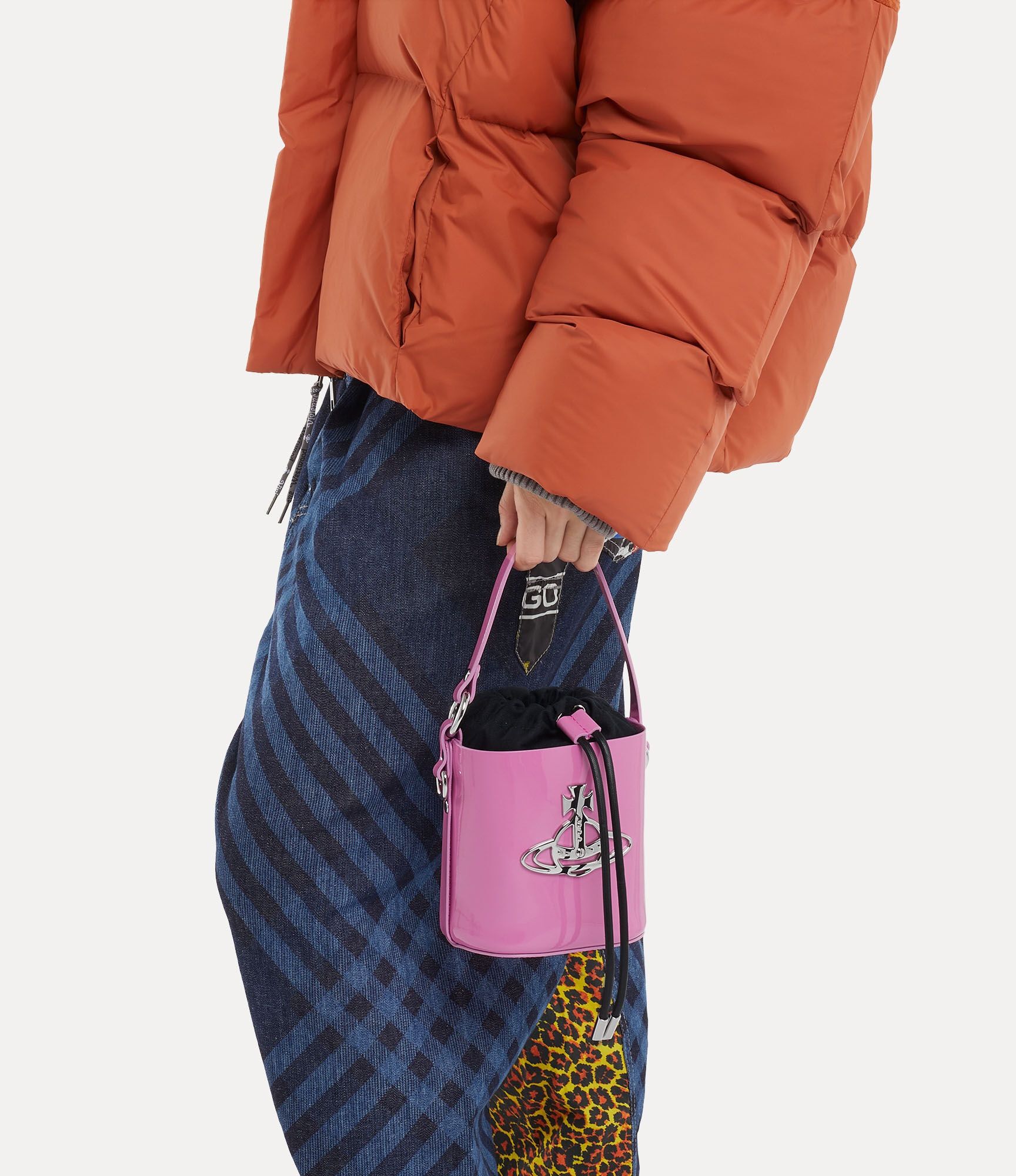 Vivienne Westwood o1f1d3z0825 Size: OS / Mini Bucket Bag in Pink Size ONE SIZE - 2 Thumbnail