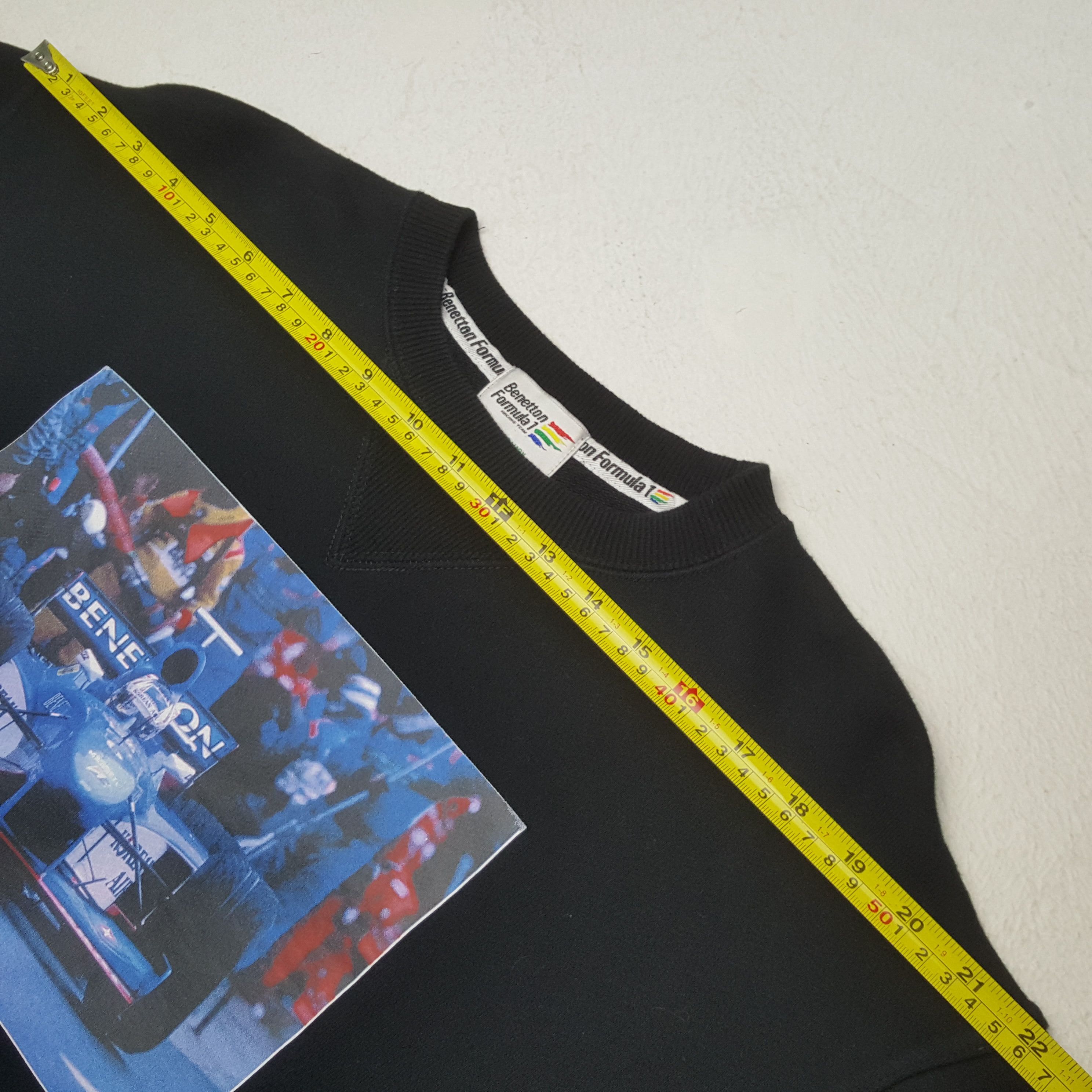 Benetton Vintage Benetton Formula 1 Racing Team Sweatshirt RR11 Size US M / EU 48-50 / 2 - 4 Thumbnail