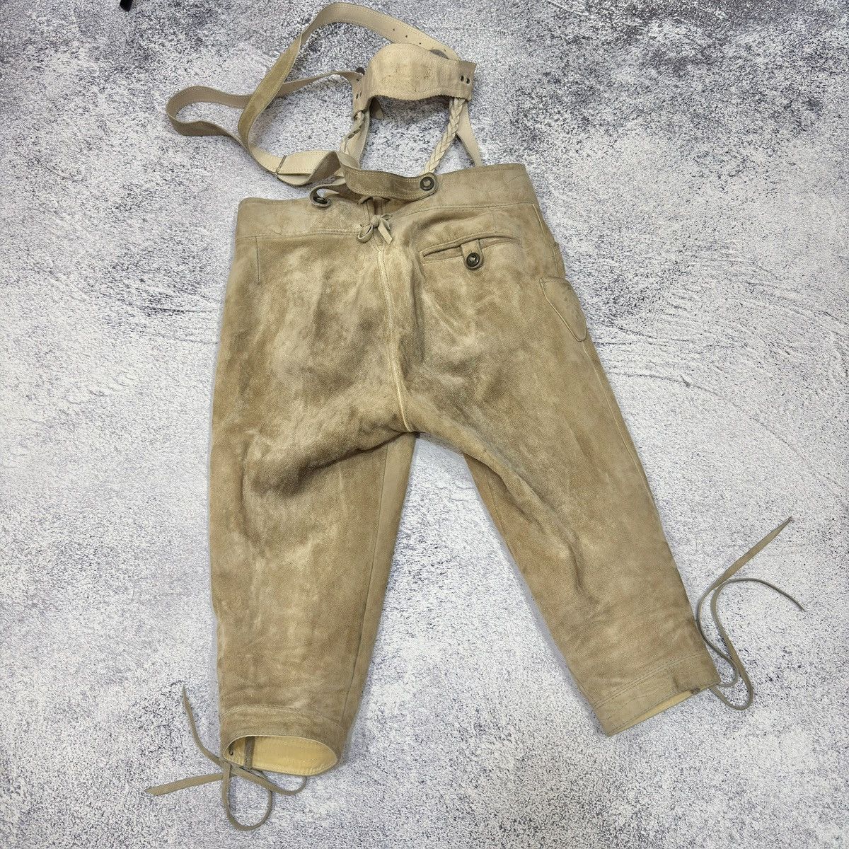 Vintage Authentic Vintage Lederhosen - Size 48 - 32 Size US 32 / EU 48 - 11 Thumbnail