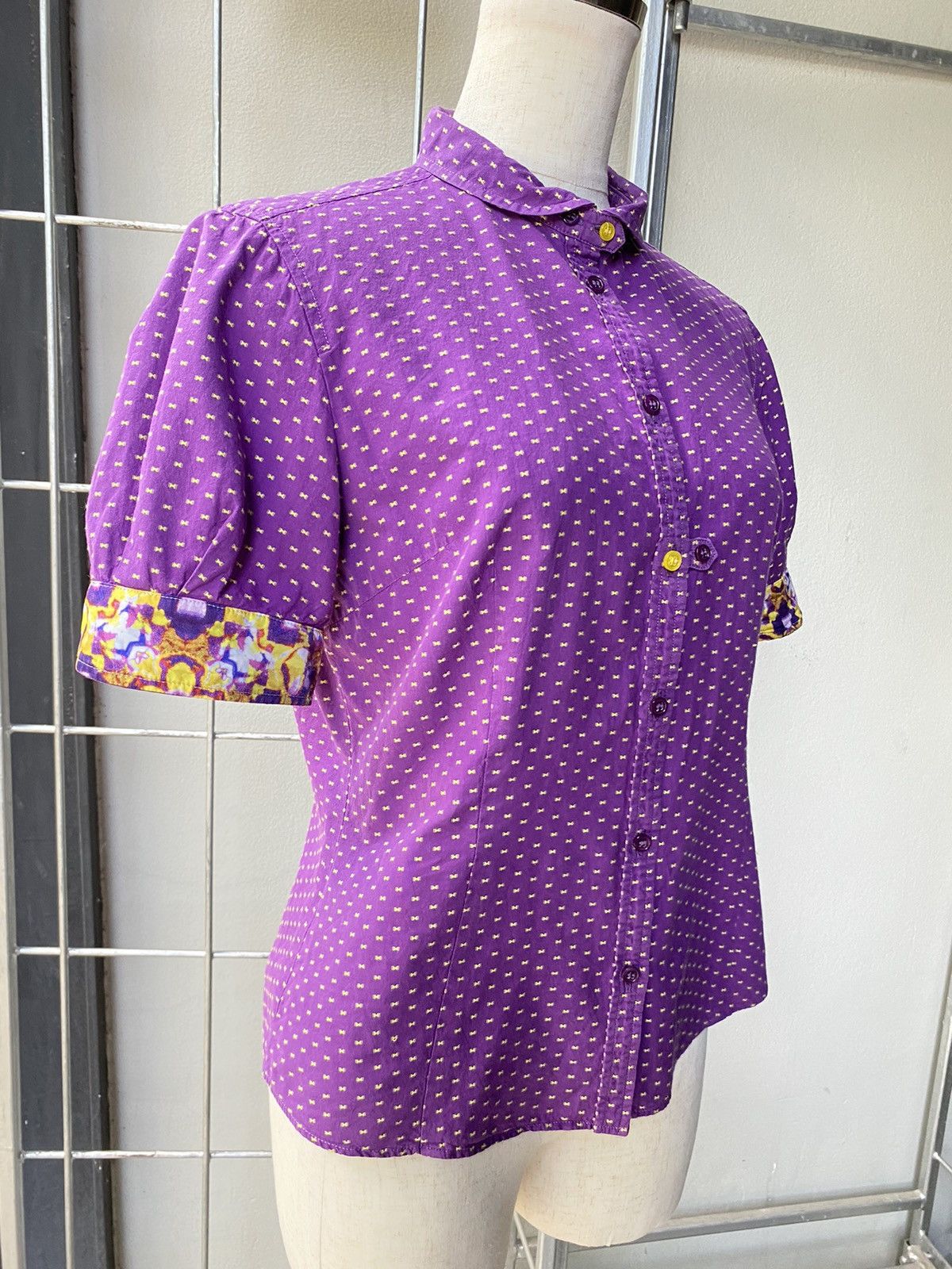 Paul Smith Paul Smith black label purple shirt Size S / US 4 / IT 40 - 2 Thumbnail