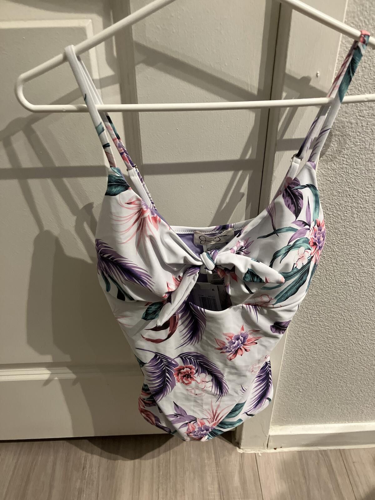 Other NWT Floral One-Piece Swimsuit with Front Knot Detail Size ONE SIZE - 1 Thumbnail