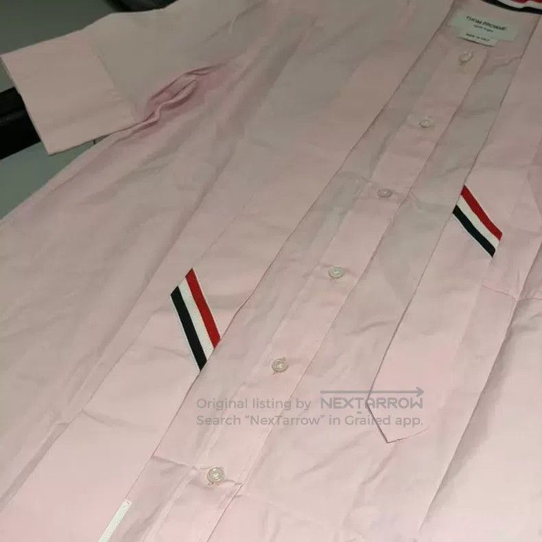 Thom Browne Thom Browne Pink Shirt Size US XS / EU 42 / 0 - 3 Thumbnail
