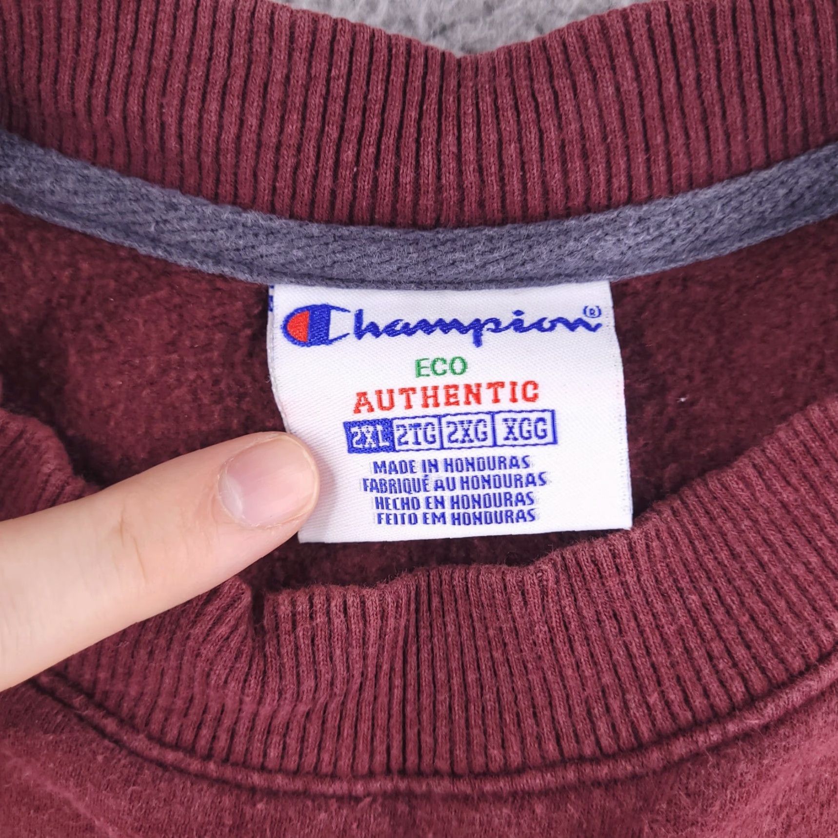 Champion Champion Sweatshirt Mens 2XL Red Crewneck Pullover Long Sleeve Size US XXL / EU 58 / 5 - 3 Thumbnail