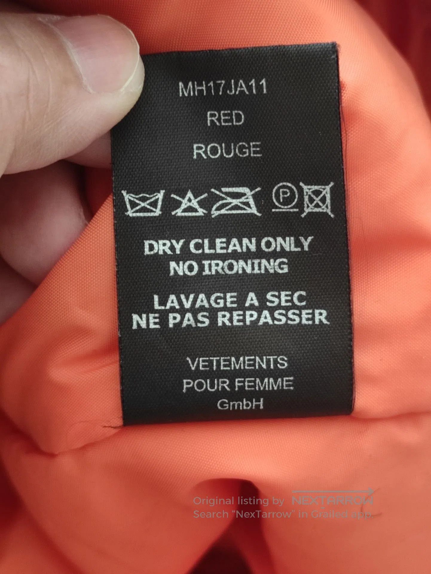 Vetements Vetements Red Hooded Bomber Jacket. Size US XS / EU 42 / 0 - 6 Thumbnail