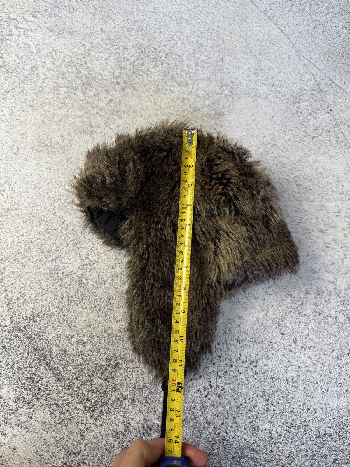 Vintage Ushanka Trapper Hat Furry Mohair Fuzzy Fur Hat Y2K 90s rare Size ONE SIZE - 12 Thumbnail