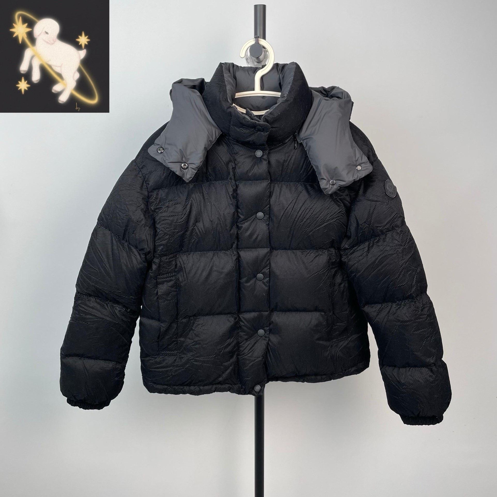 Moncler Moncler Black Heavy Coat 37 Men Size US S / EU 44-46 / 1 - 1 Thumbnail
