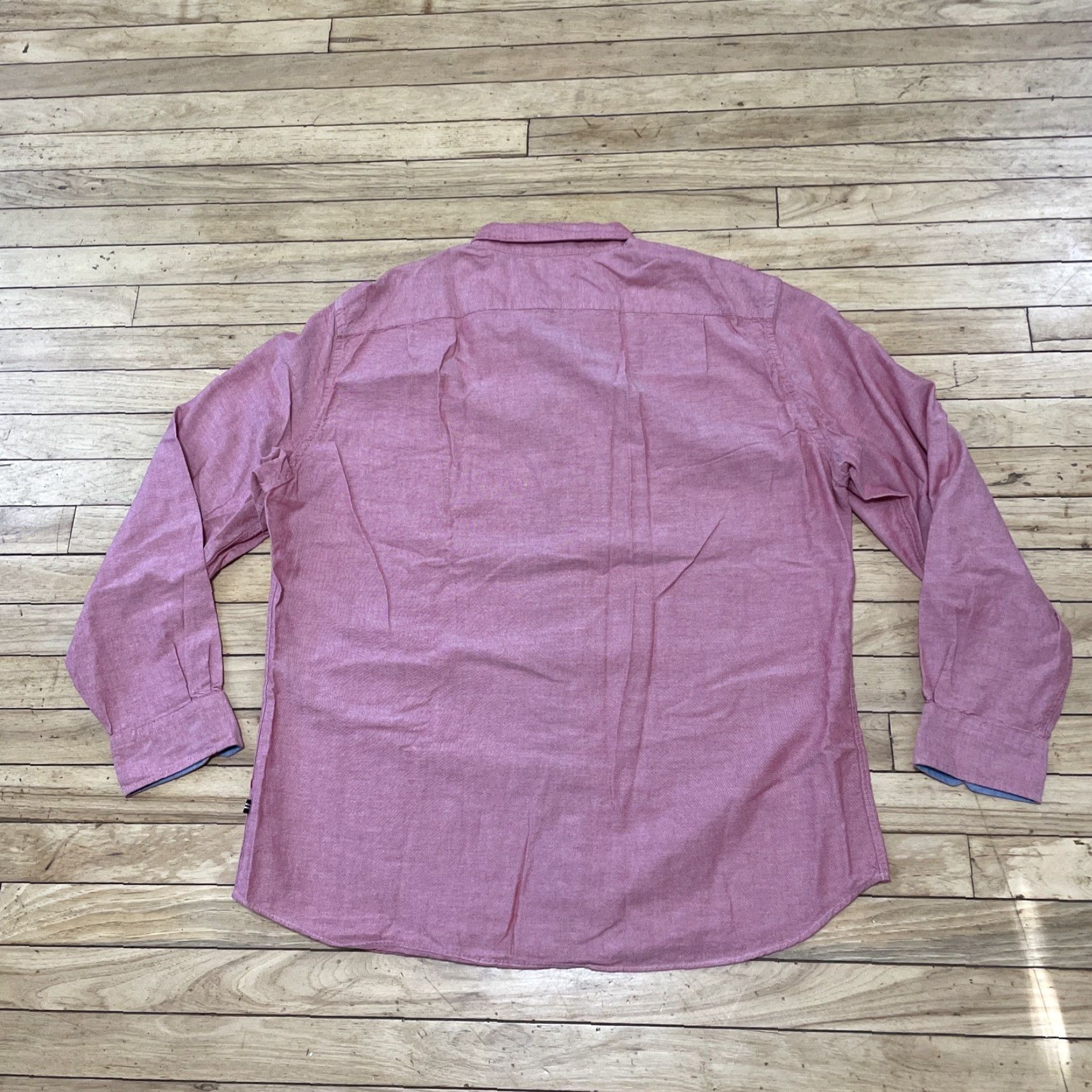 Nautica Nautica Button Shirt Men XL Salmon Pink Classic Fit Preppy Work Casual Button-Up Shirts Size US XL / EU 56 / 4 - 2 Thumbnail