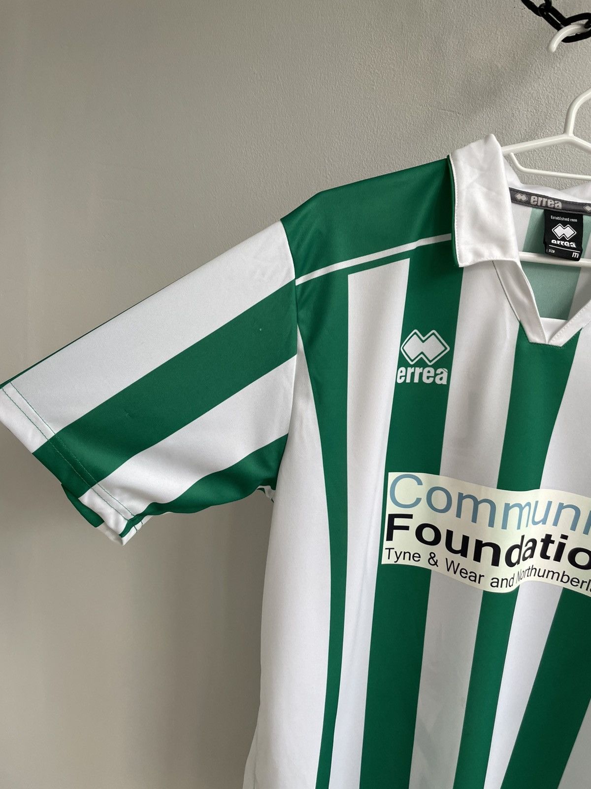 Errea Blyth Spartans AFC Callum #10 Football Soccer Jersey Shirt Size US M / EU 48-50 / 2 - 12 Thumbnail