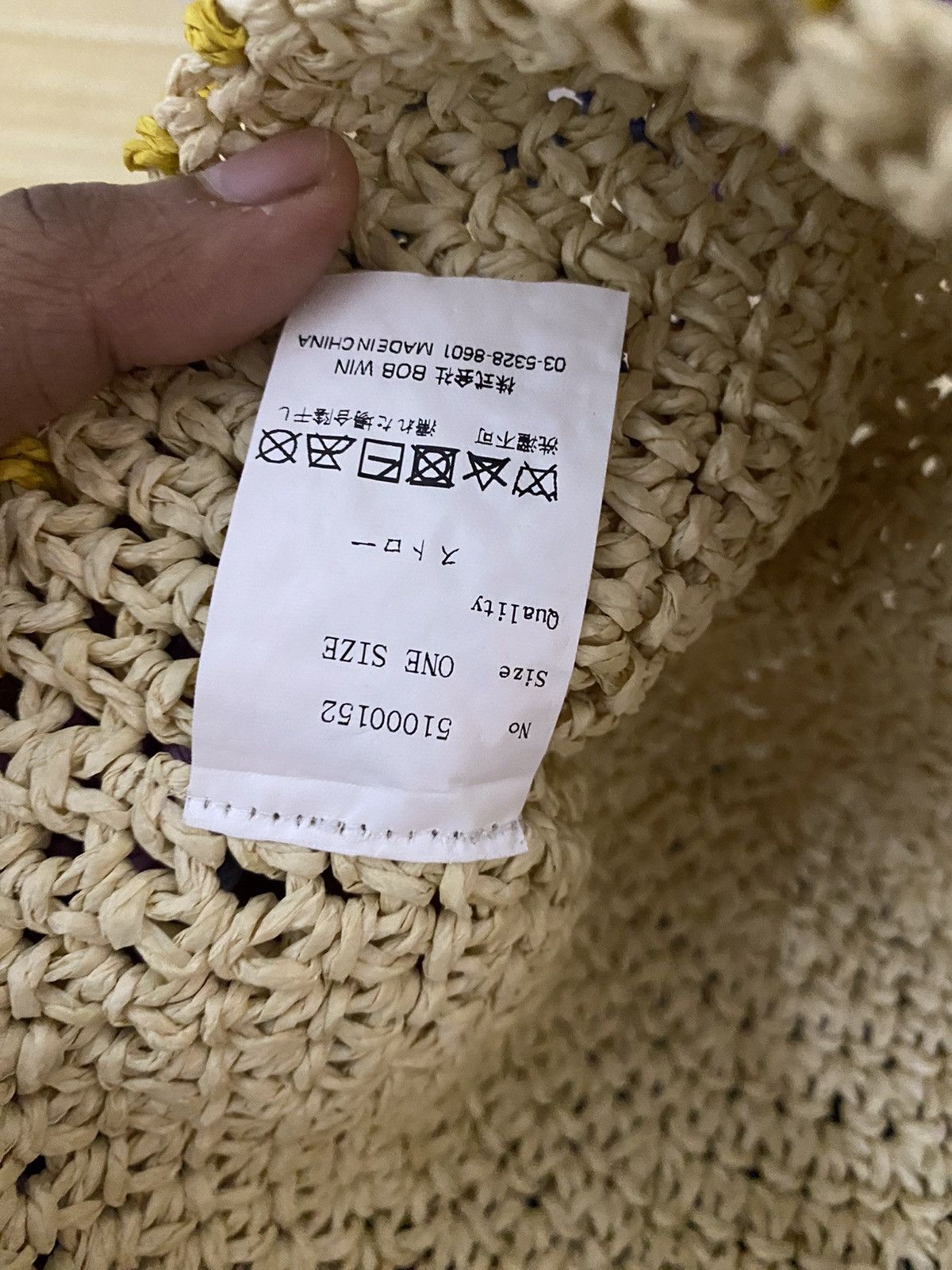 Japanese Brand Japanese Brand Knit Bucket Hat Size ONE SIZE - 5 Thumbnail