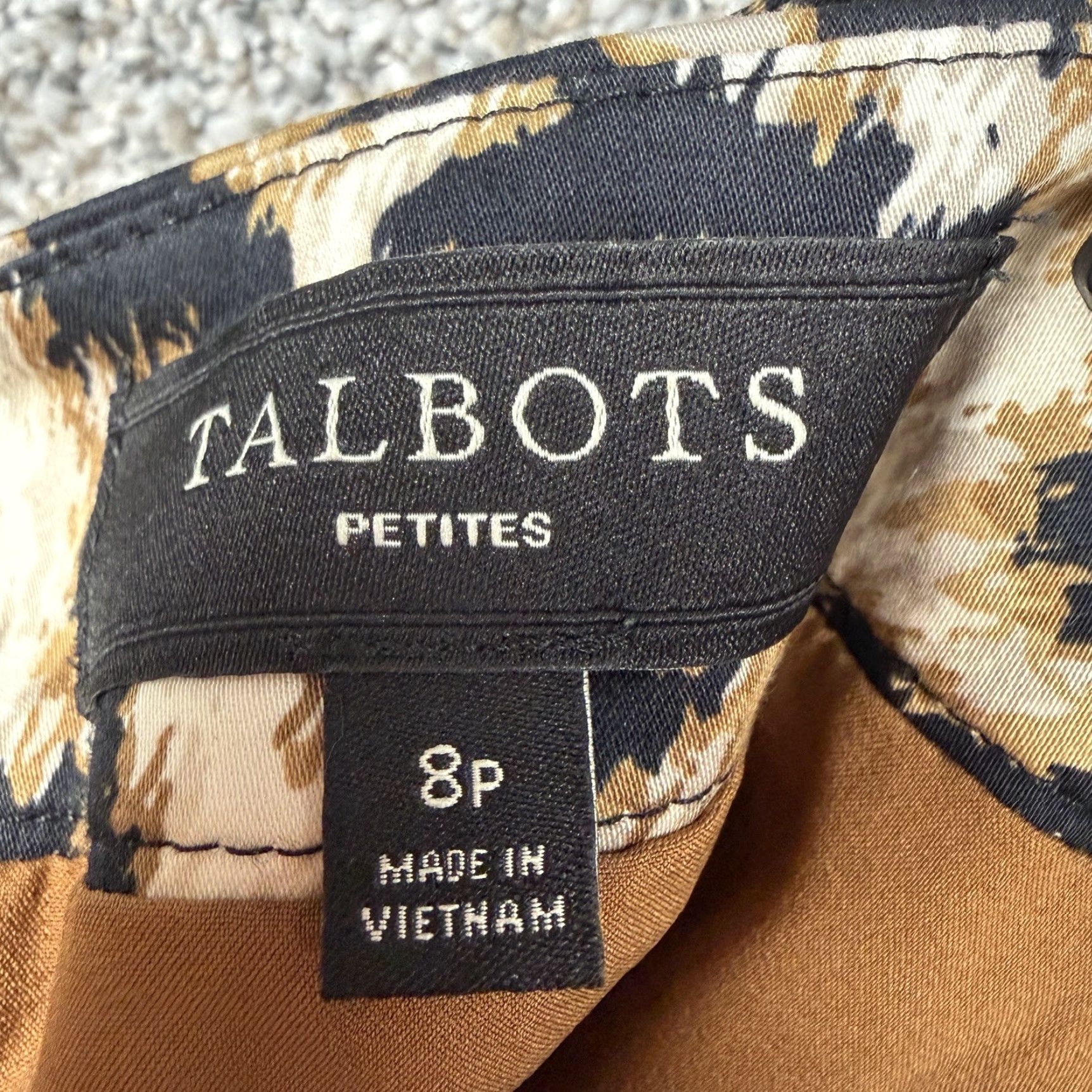 Talbots Talbots Skirt 8 Petite Leopard Print Office Siren Mob Wife Power Dressing Chic Knee Length Pencil Straight Women Size 30" / US 8 / IT 44 - 6 Thumbnail