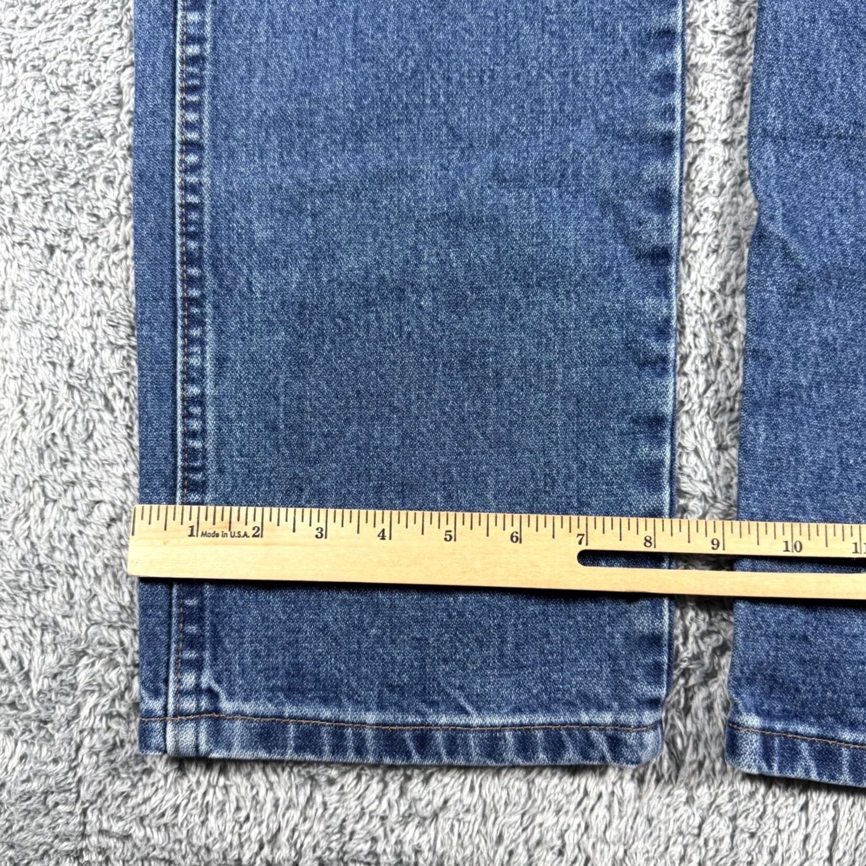 Wrangler Wrangler Jeans Mens 30x30 Blue Cowboy Cut Straight Leg Denim 1013MWZ Ships with Pockets Cowboy Cut 90s Mens Jeans W2023 Size US 30 / EU 46 - 7 Thumbnail