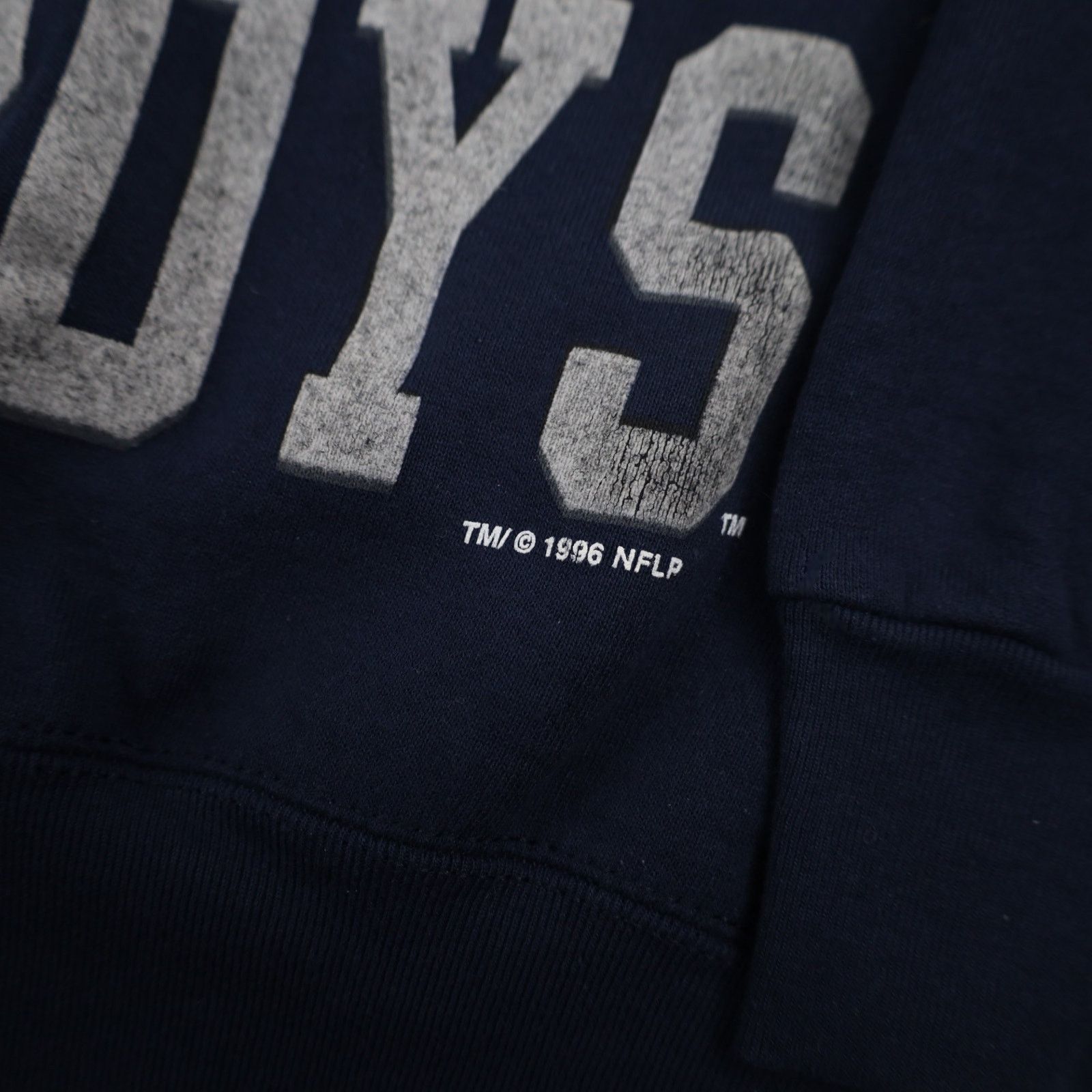 NFL × Pro Player × Vintage VTG 90s Pro Player Dallas Cowboys Big Spellout Sweatshirt Size US M / EU 48-50 / 2 - 4 Thumbnail