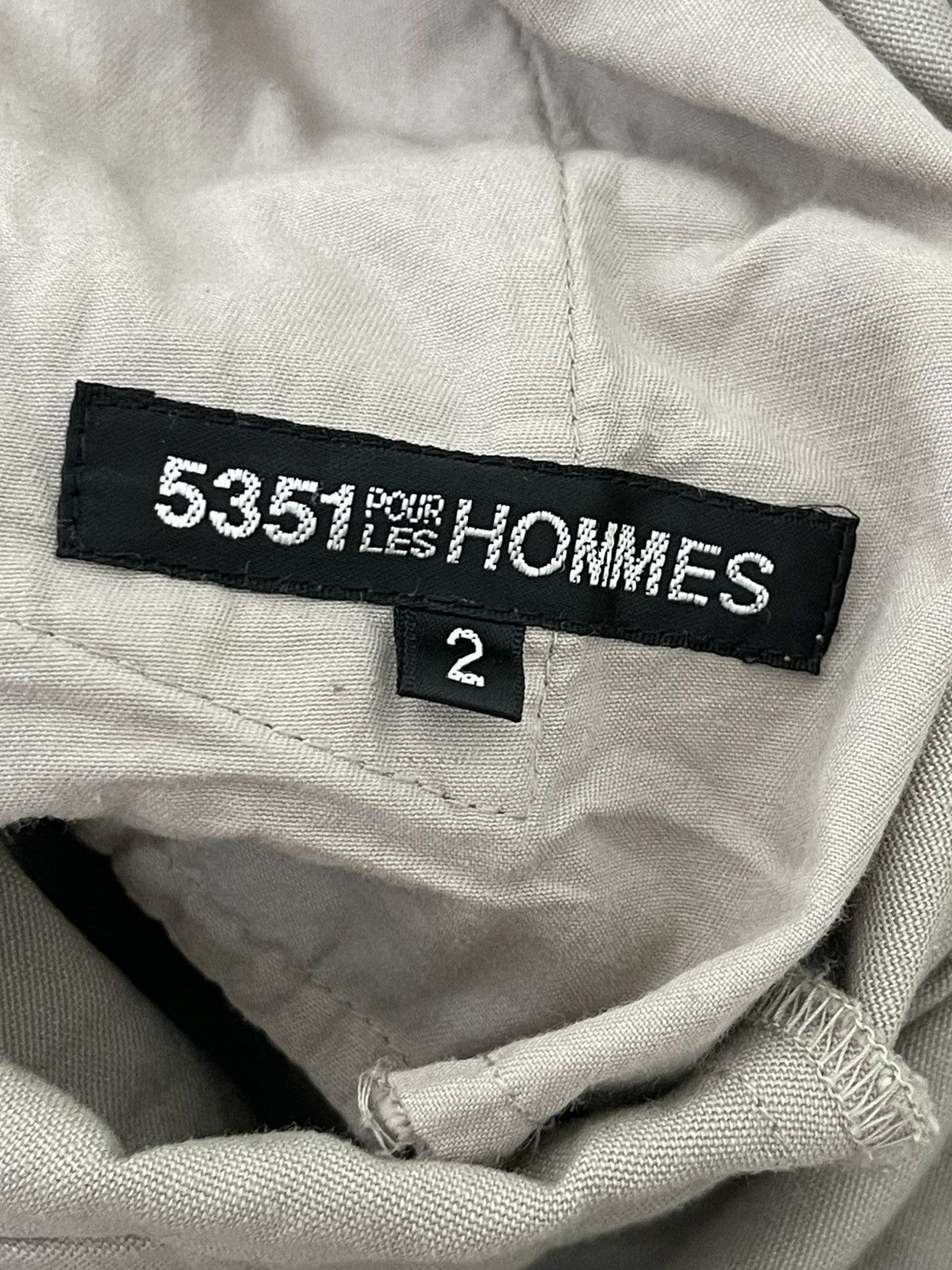5351 POUR LES HOMMES Japan Brand 5351 Pour Les Hommes Cropped Cargo Pant Slim Size US 30 / EU 46 - 12 Thumbnail