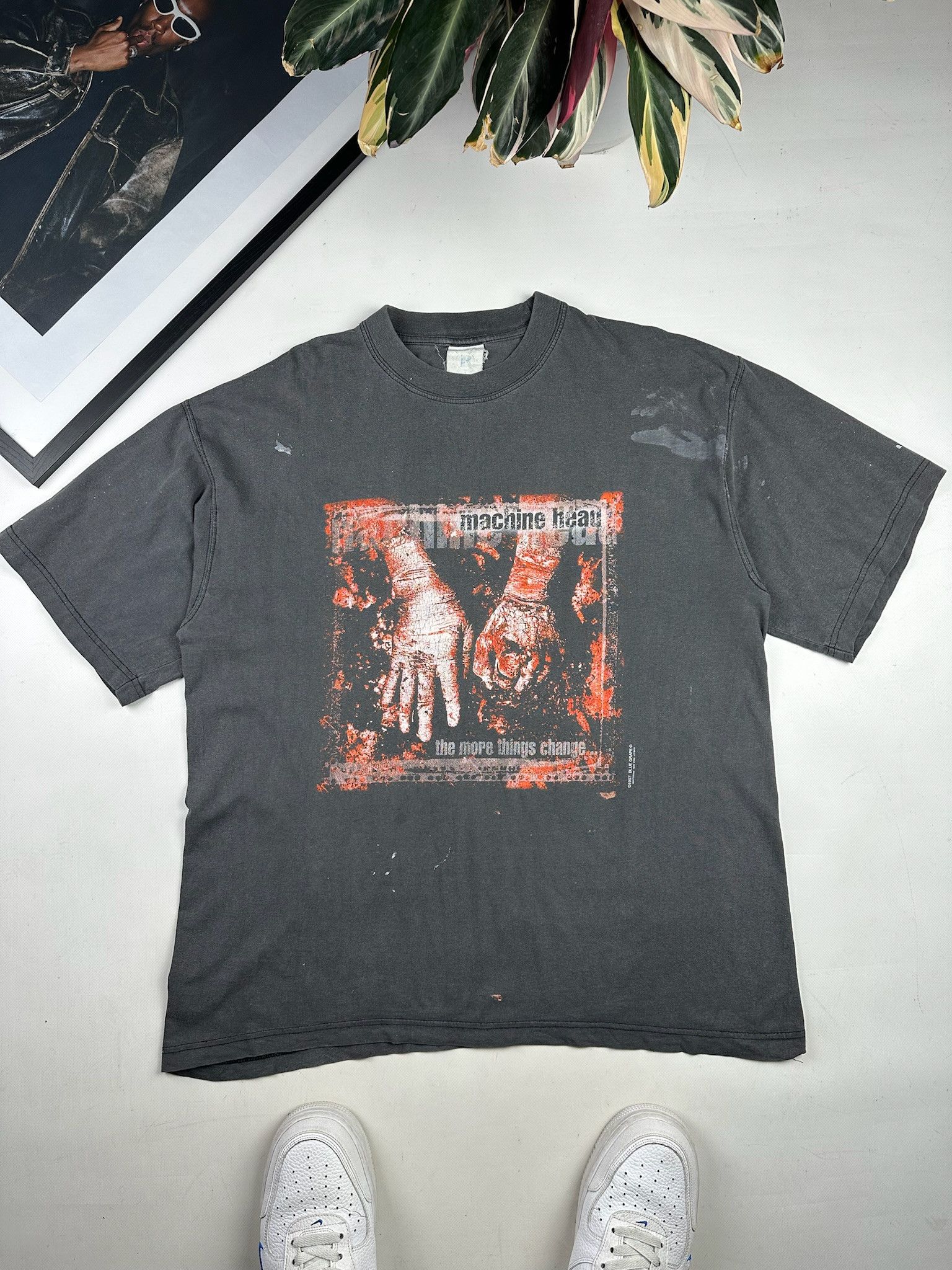 Band Tees Vintage 90s Machine head Size US XL / EU 56 / 4 - 4 Thumbnail