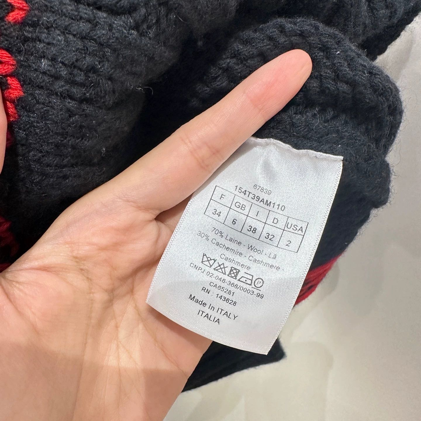 Christian Dior Monsieur Dior mar336 Valentine's Rabbit Heart Sweater Vest 34 Size XS / US 0-2 / IT 36-38 - 4 Thumbnail