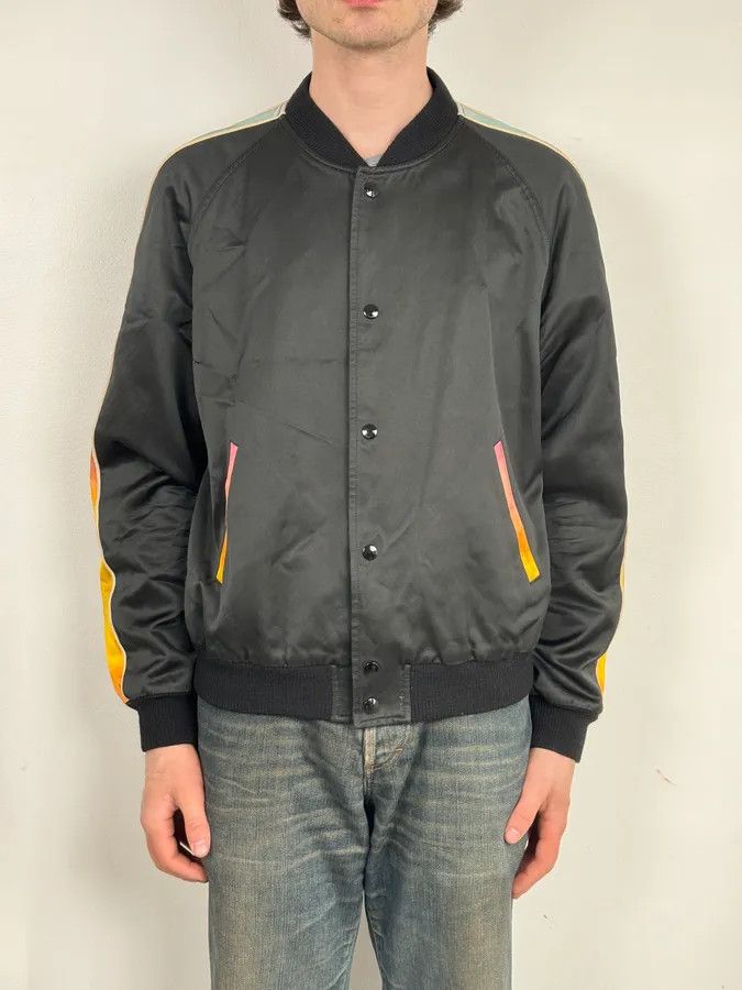 Saint Laurent Paris AW2017 Saint Laurent Black Multicolor Panther Teddy Jacket Size US M / EU 48-50 / 2 - 2 Thumbnail