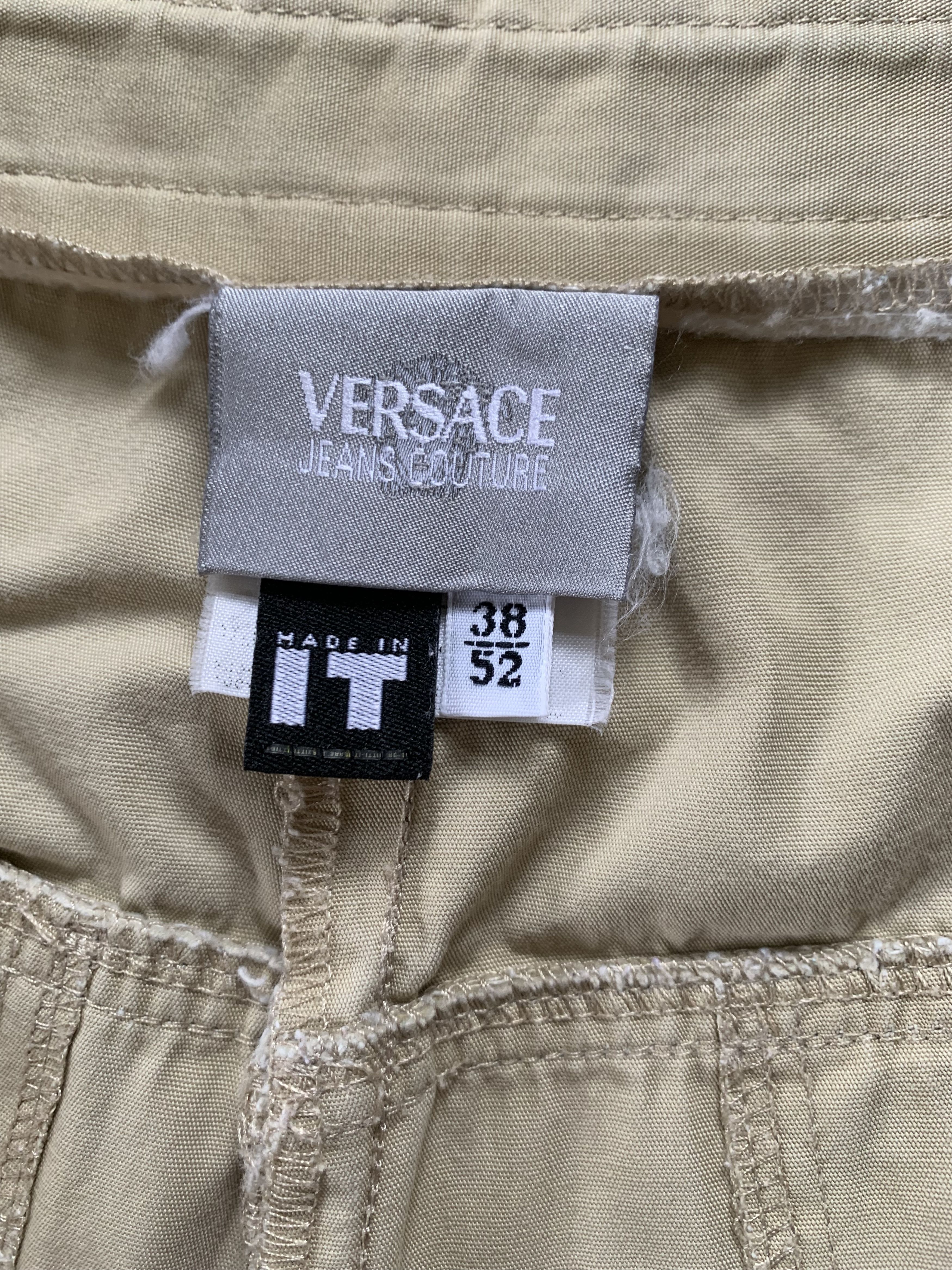 Versace × Versace Jeans Couture Versace Jeans Couture Multi Pocket Vintage Shorts Breeches Size US 36 / EU 52 - 9 Thumbnail